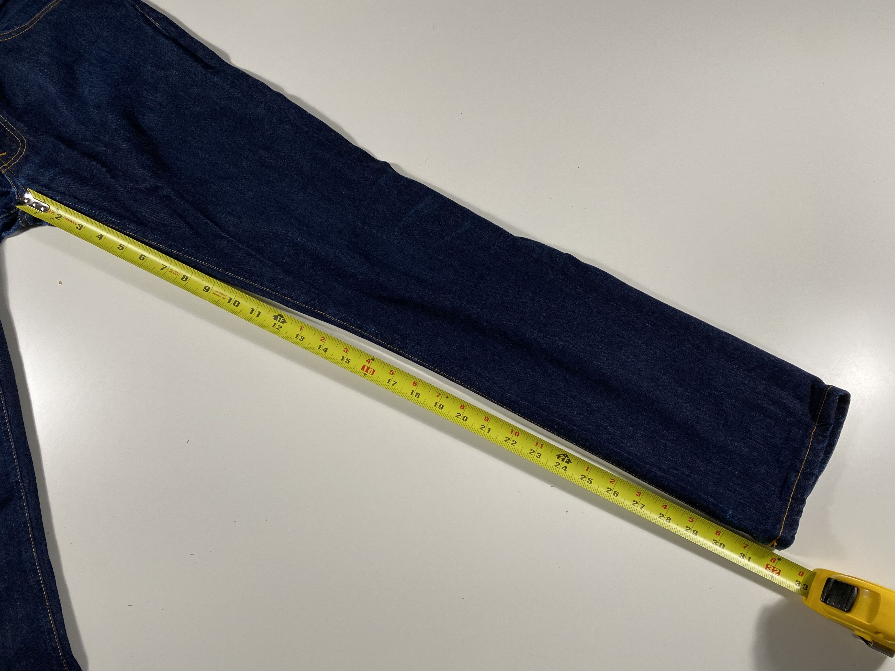 Nudie Jeans Nudie Jeans Thin Finn Org. Dry Ecru Embo Jeans 32x32 Size US 32 / EU 48 - 11 Thumbnail