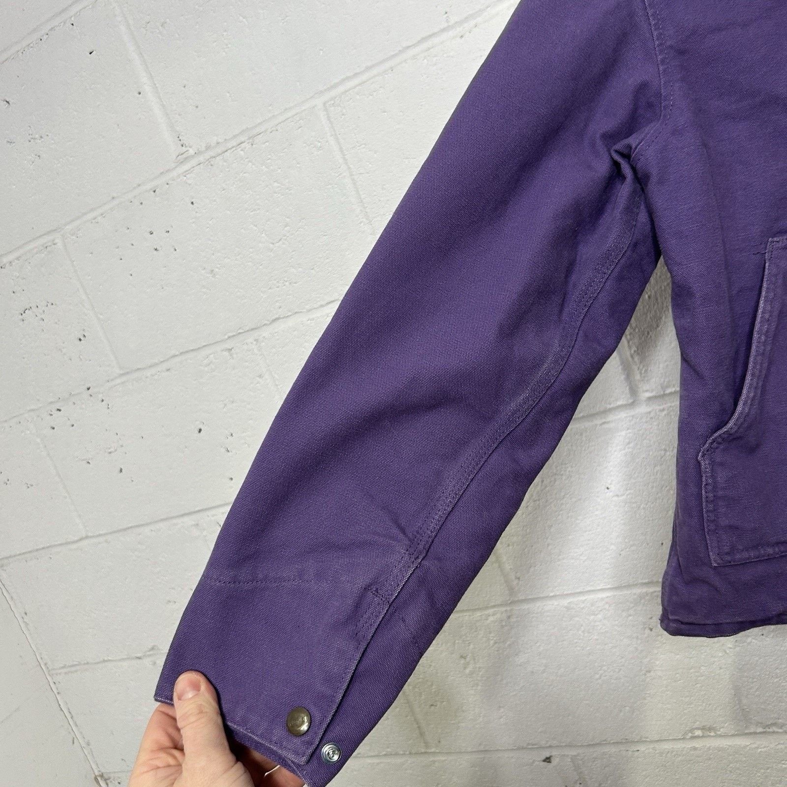 Carhartt Vintage Carhartt Sherpa-Lined Sierra Jacket “Grape” WJ022 Size S / US 4 / IT 40 - 8 Thumbnail