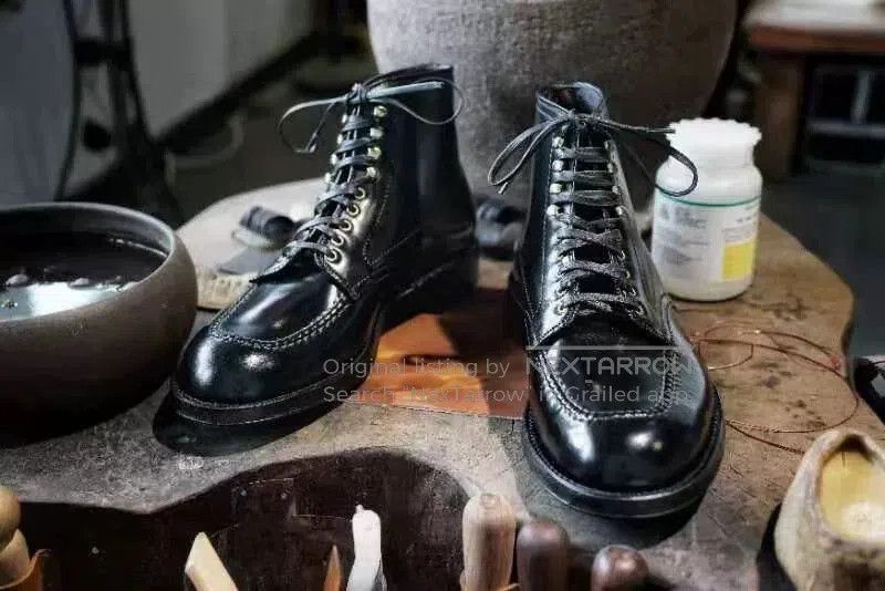Alden Alden Indy Black Shell Cordovan Boots. Size US 6 / EU 39 - 2 Thumbnail