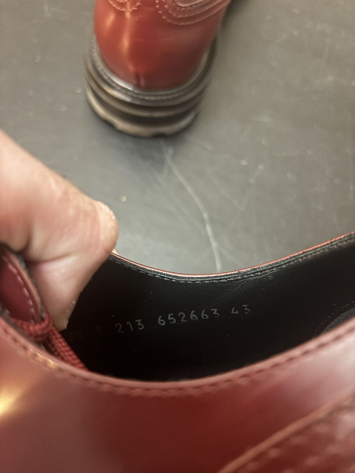 Alexander McQueen Alexander McQueen Patent Leather Platform Derby Brown Black Size US 10 / EU 43 - 9 Thumbnail