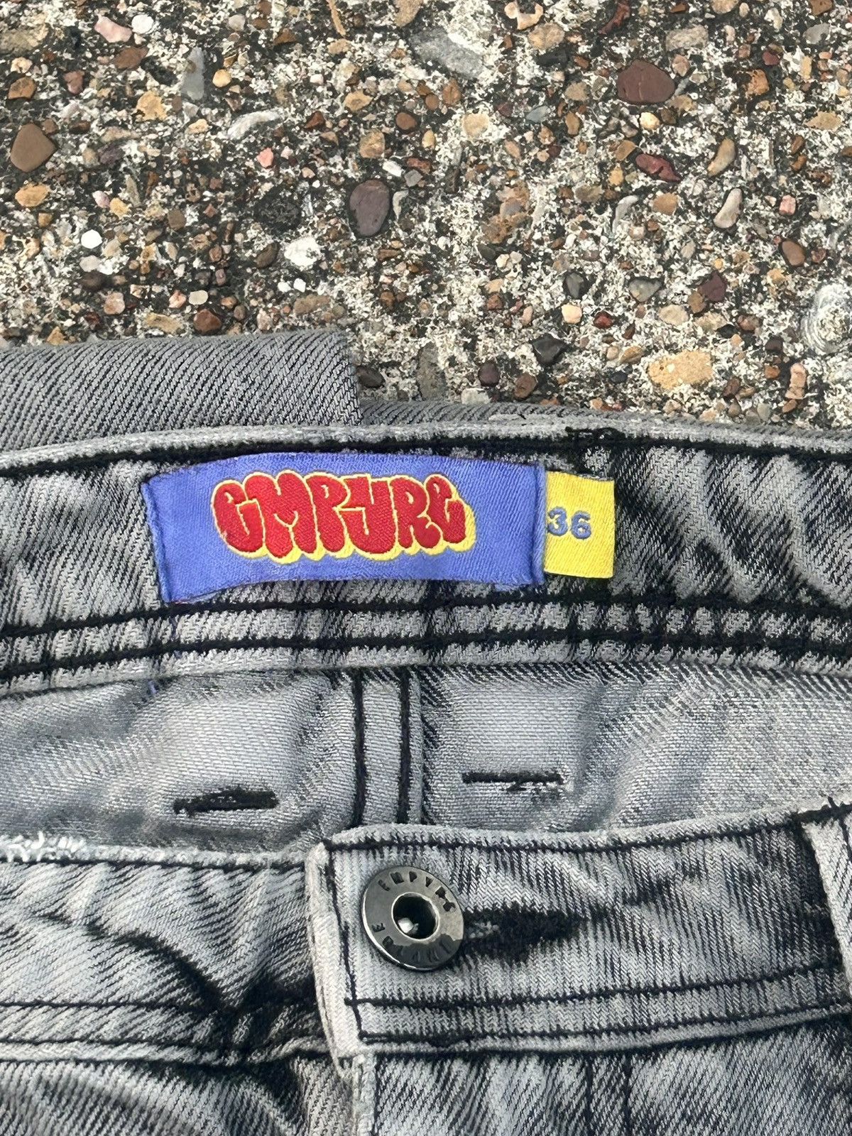 Empyre Empire Jeans Size 36 Y2K Gray Wash Embroidered Baggy Skater Size US 36 / EU 52 - 6 Thumbnail