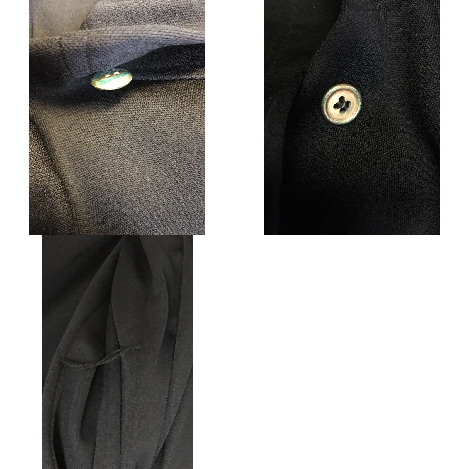 I. Magnin VINTAGE I Magnin Dress Women’s Size 10 Black Shirt Retro Made USA Size L / US 10 / IT 46 - 8 Thumbnail