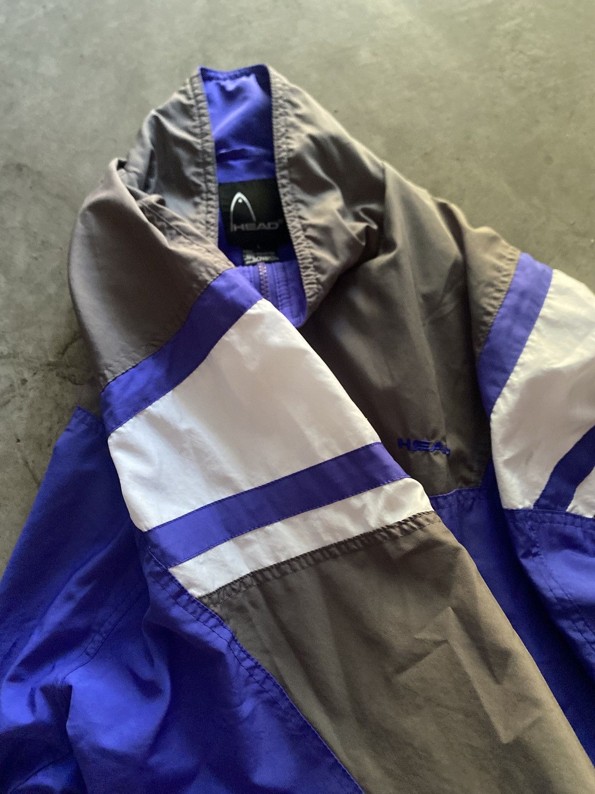 Vintage Vintage Head Tennid Jacket Windbreaker Size US L / EU 52-54 / 3 - 7 Thumbnail