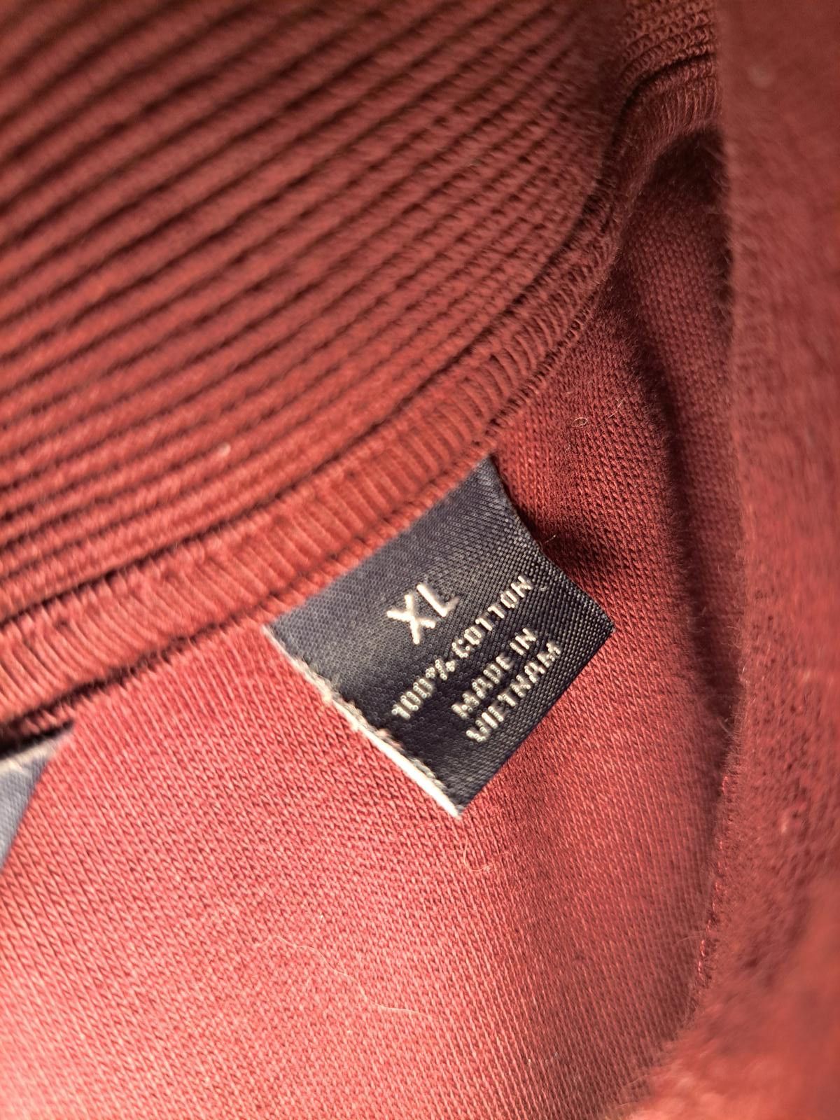 Hart Schaffner Marx Hart Schaffner Marx Quarter Zip Sweater XL Maroon Cotton Size US XL / EU 56 / 4 - 3 Thumbnail