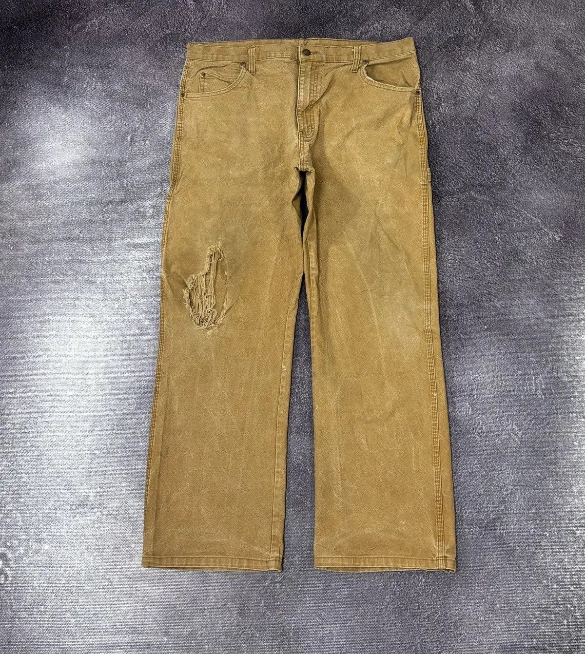 Dickies × Vintage Vintage Dickies USA Orange Work Hype Baggy Pants Jeans Size US 36 / EU 52 - 2 Thumbnail