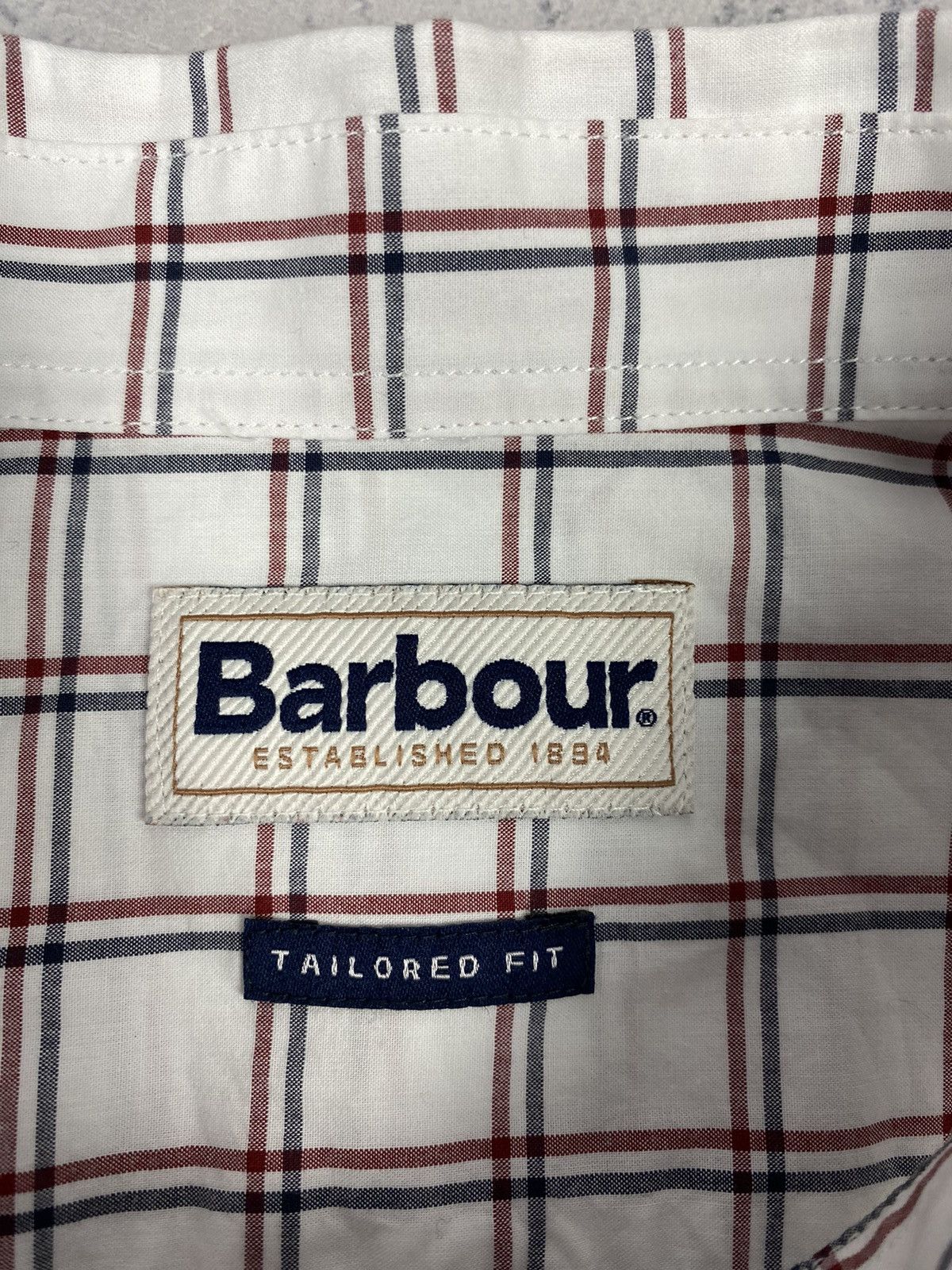 Barbour Barbour Checkered Long Sleeve Button Up Shirt Size US XL / EU 56 / 4 - 8 Thumbnail