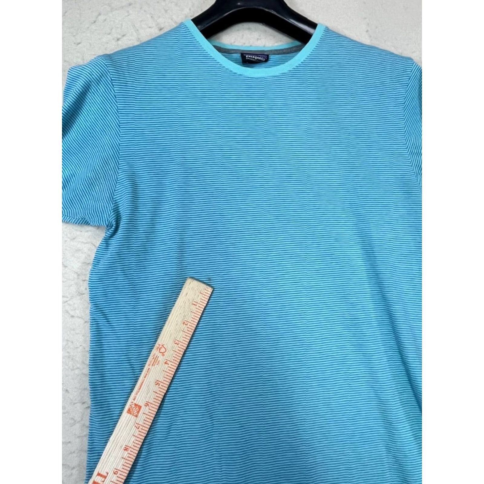Patagonia Patagonia Mens Shirt T-Shirt Short Sleeve Crew Neck Organic Cotton Blue M Striped Regular Casual Mens Size US M / EU 48-50 / 2 - 5 Thumbnail