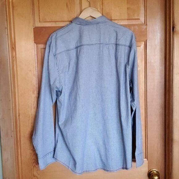 Burnside Burnside Blue Casual Button Down Long Sleeve Sz XL Shirt Size US XL / EU 56 / 4 - 6 Thumbnail