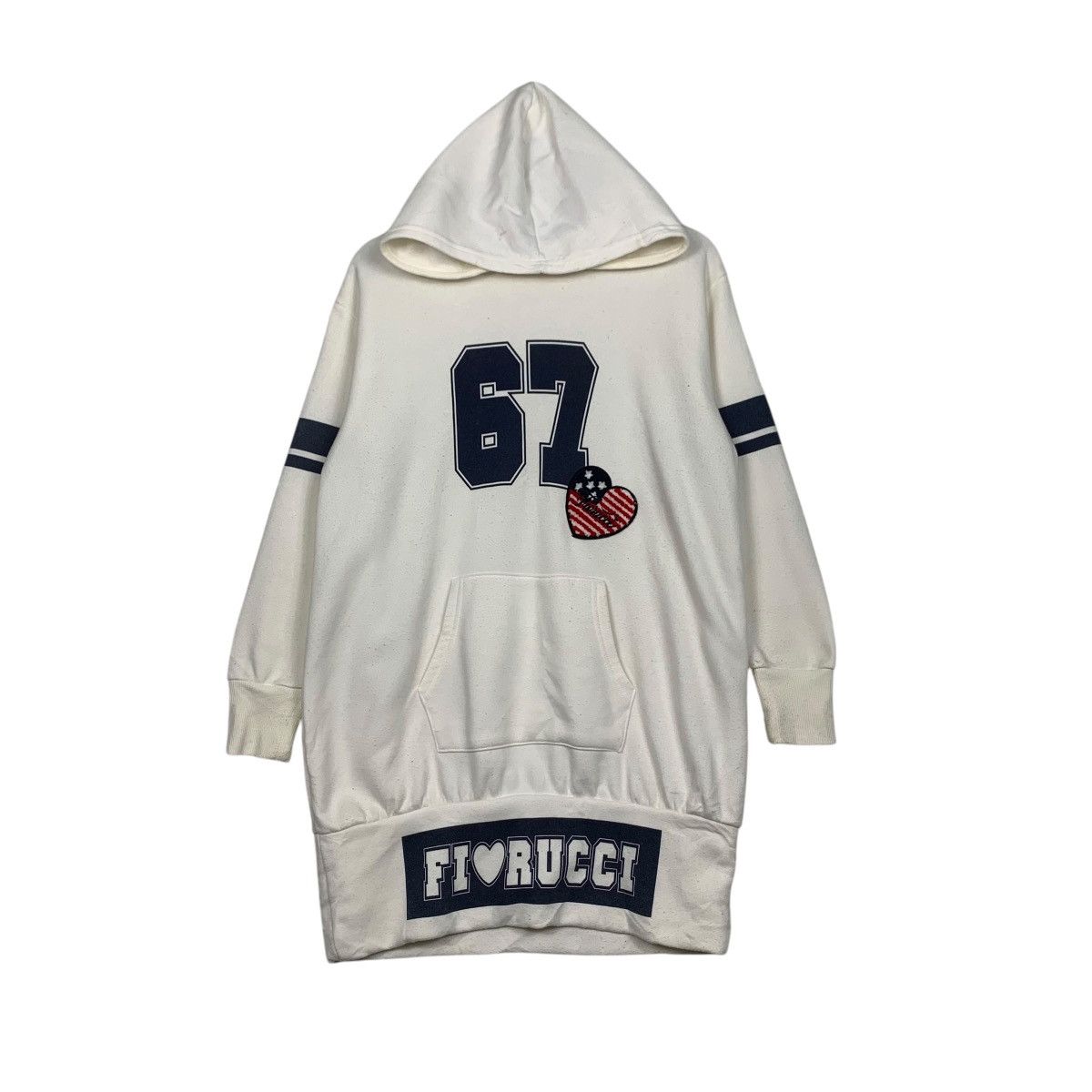 FIORUCCI 67 Big Logo Pullover Long Hoodies #1745-C77