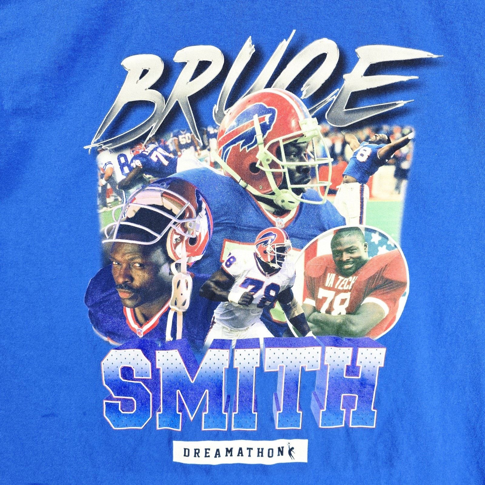 Other Bruce Smith Shirt Medium Blue Buffalo Bills Dreamathon NFL Size US M / EU 48-50 / 2 - 3 Thumbnail
