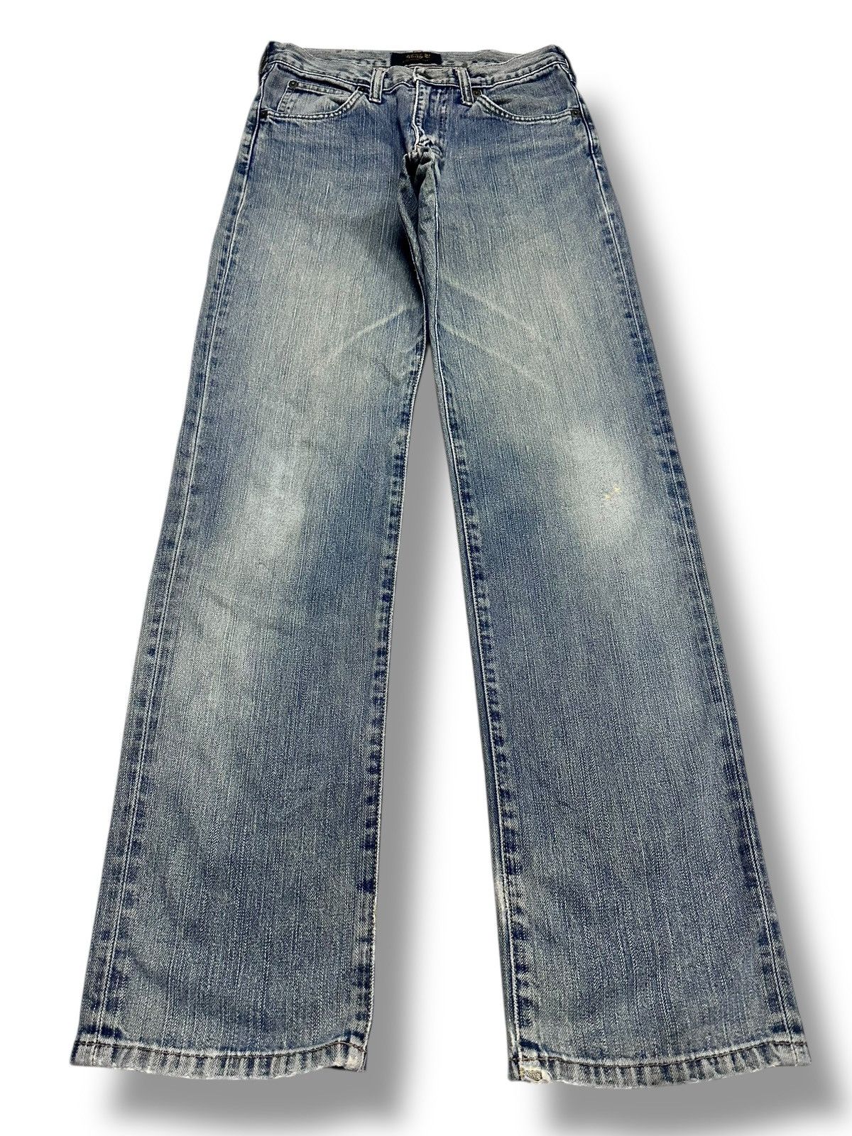 Japanese Brand Vintage Wrangler Straight Loose Style With Faded Wash Size US 28 / EU 44 - 1 Thumbnail