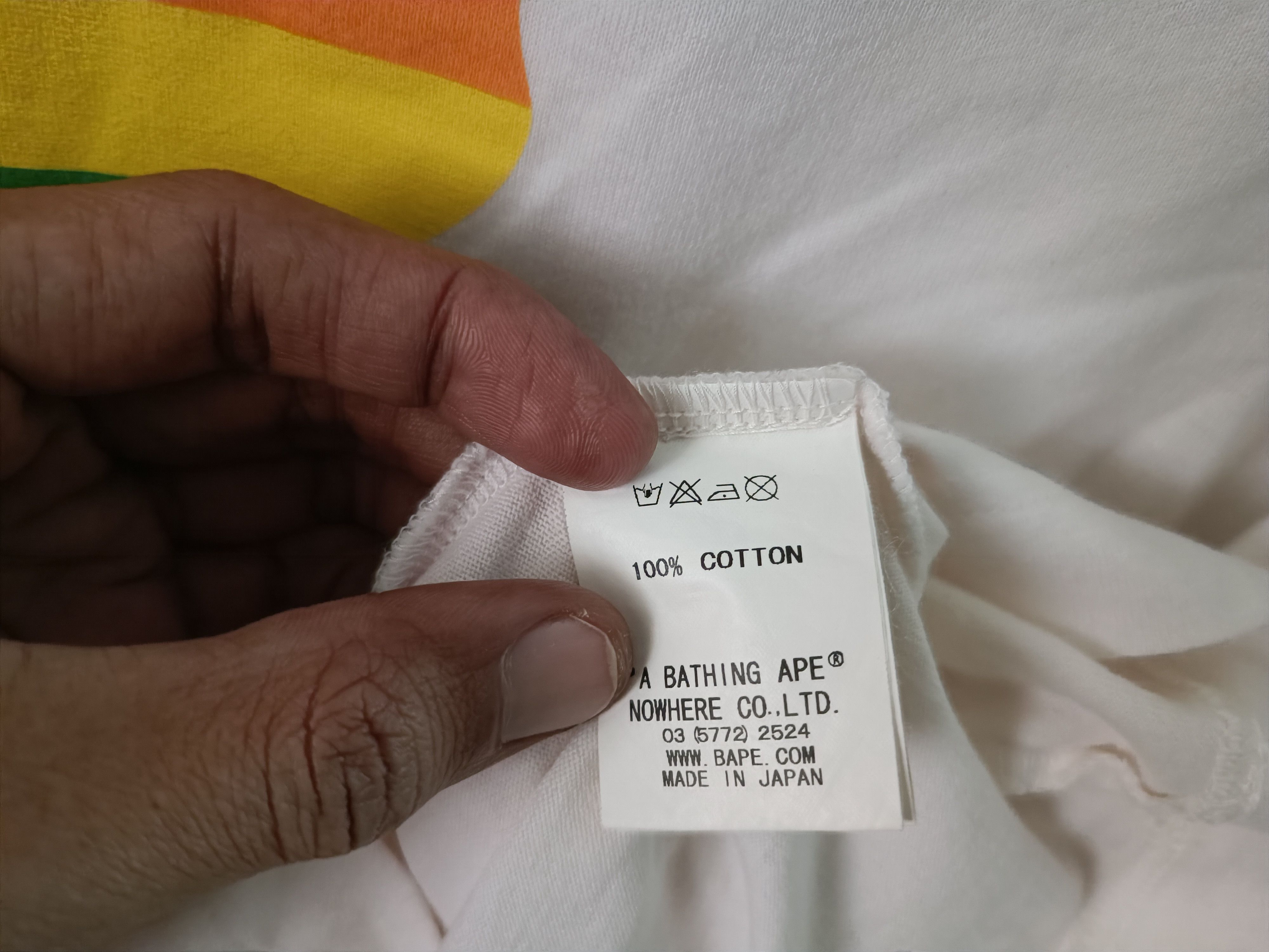 Bape ♦️Bape Rainbow College T Shirt Size US M / EU 48-50 / 2 - 6 Thumbnail