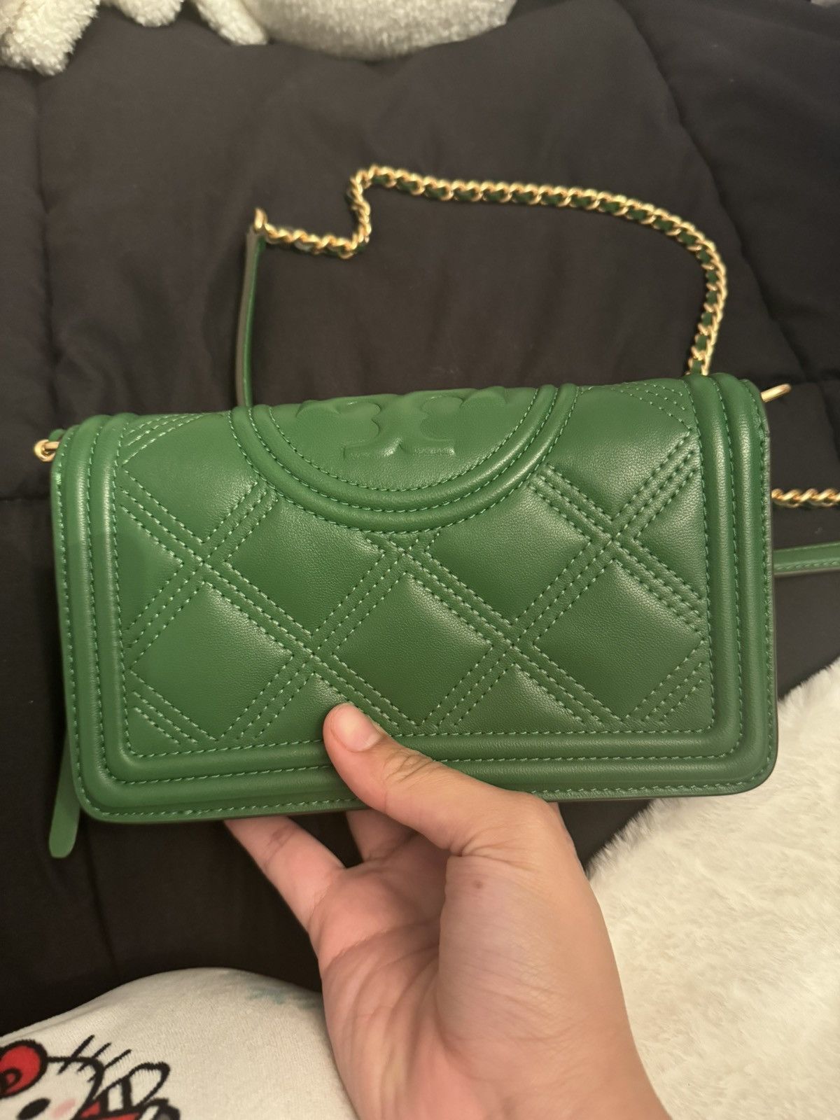 Tory Burch Tory Burch Fleming shoulder bag in Green Size ONE SIZE - 9 Thumbnail