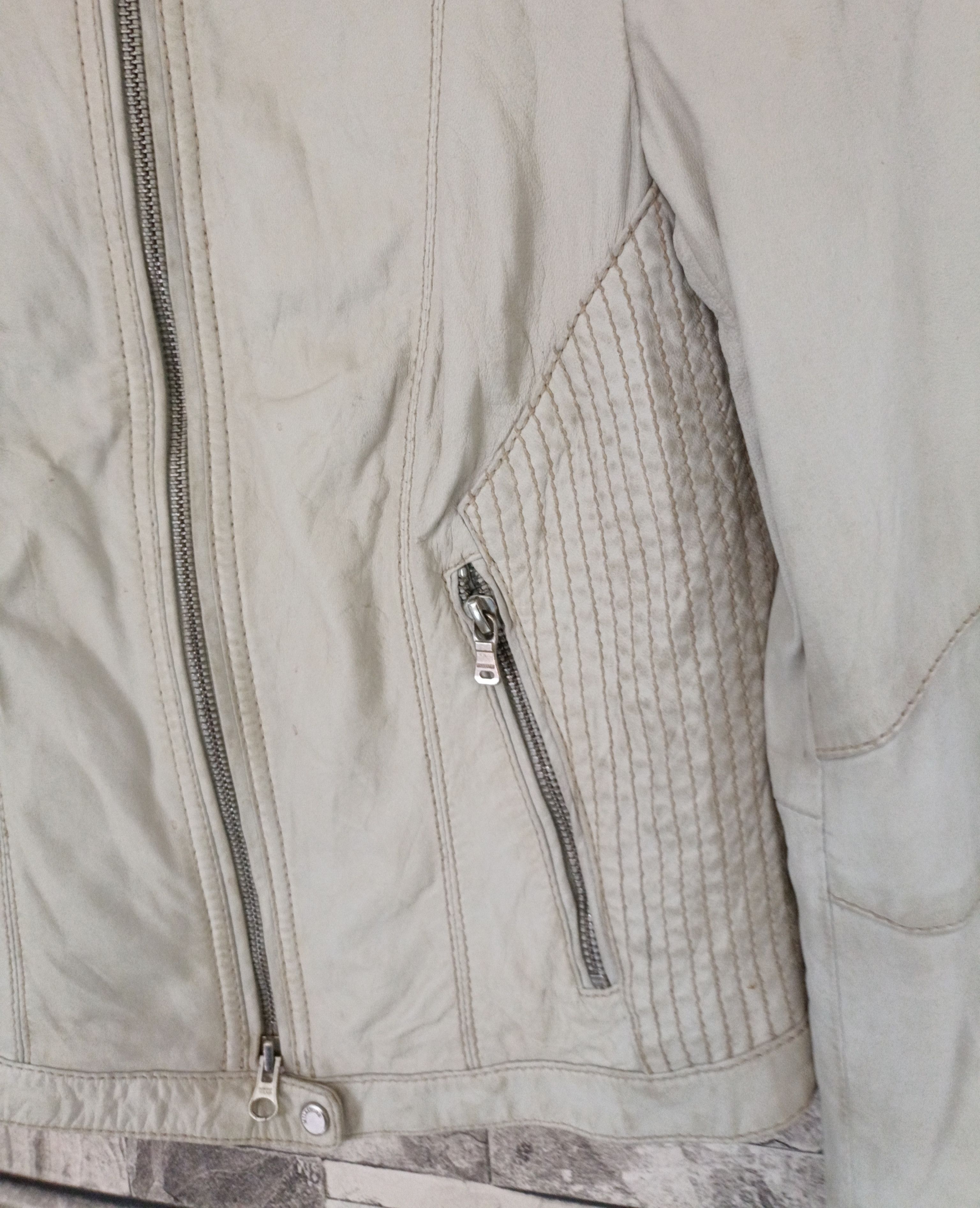 Milestone Vintage milestone lady biker leather jacket Size XS / US 0-2 / IT 36-38 - 3 Thumbnail