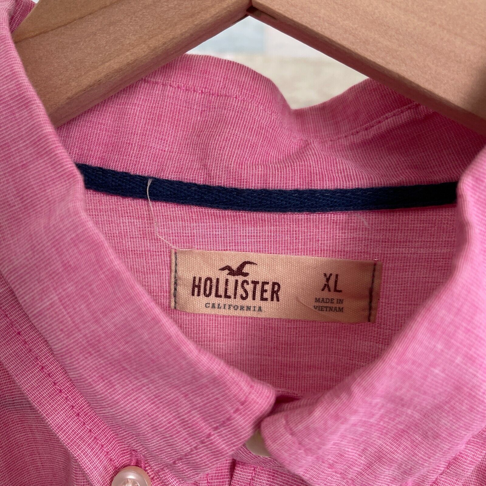 Hollister Hollister Button Down Shirt Pink Pocket Lightweight Mens XL Size US XL / EU 56 / 4 - 6 Thumbnail