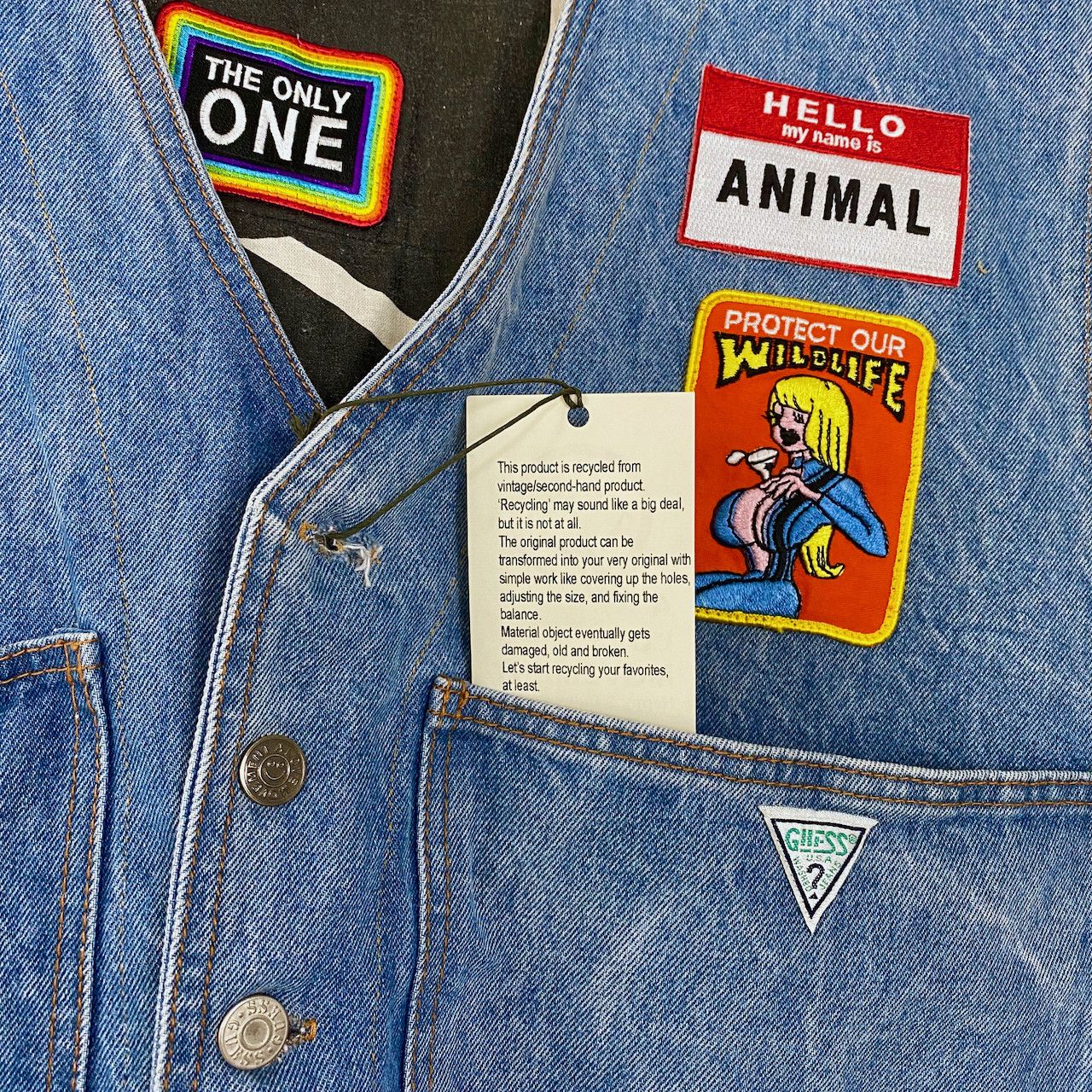 Other A LOVE MOVEMENT DRX ROMANELLI GUESS REVERSIBLE DENIM JACKET Size US XL / EU 56 / 4 - 5 Thumbnail