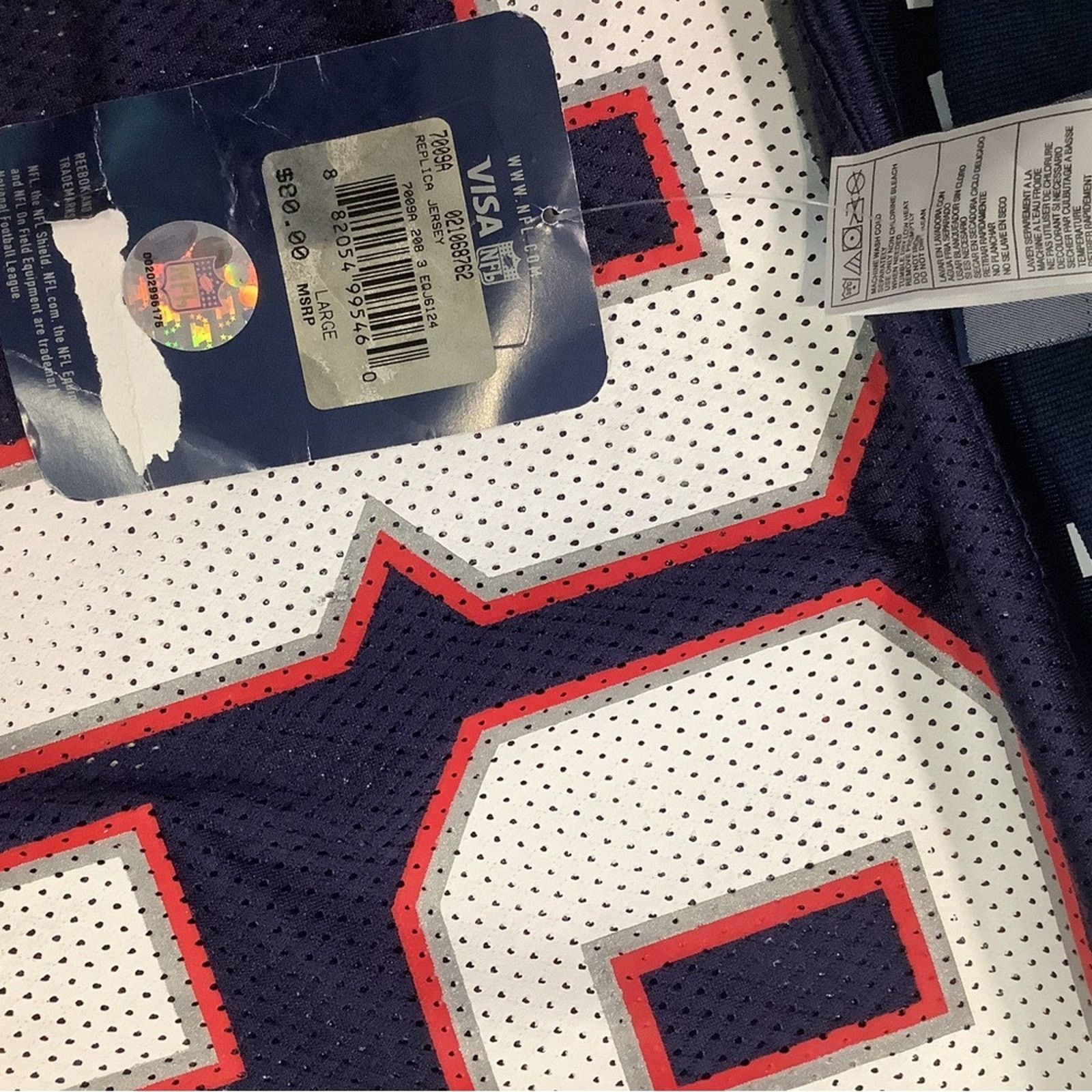 NFL Authentic #39 patriots jersey Size US L / EU 52-54 / 3 - 4 Thumbnail