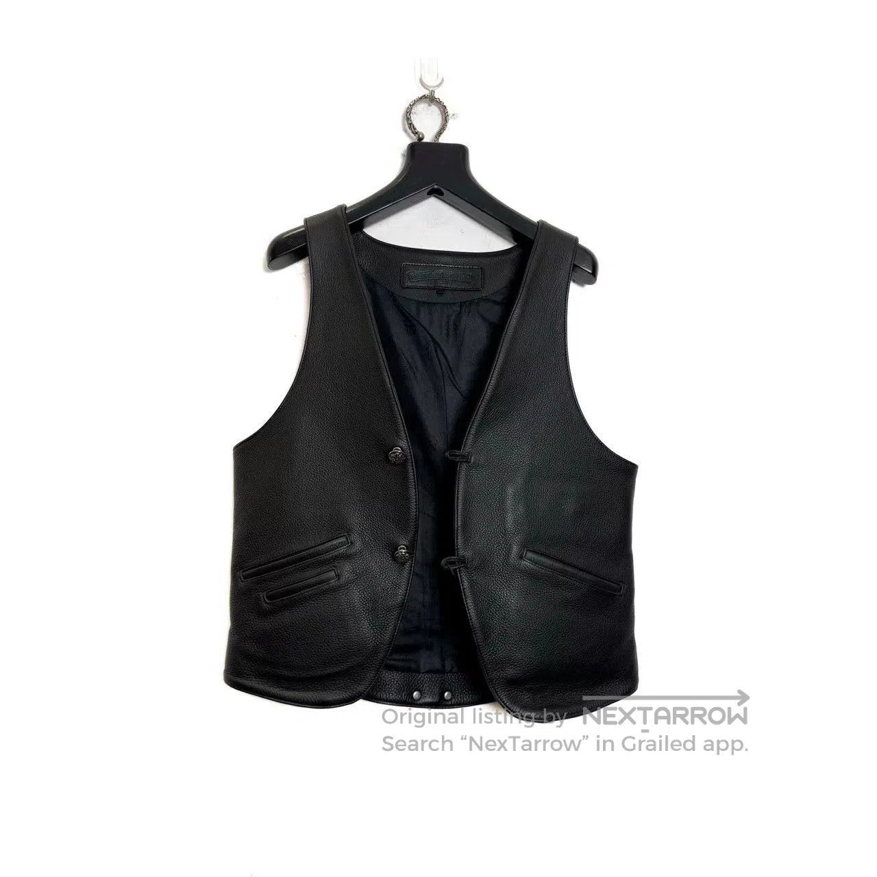 Chrome Hearts Chrome Hearts Leather Vest. Size US M / EU 48-50 / 2 - 1 Thumbnail