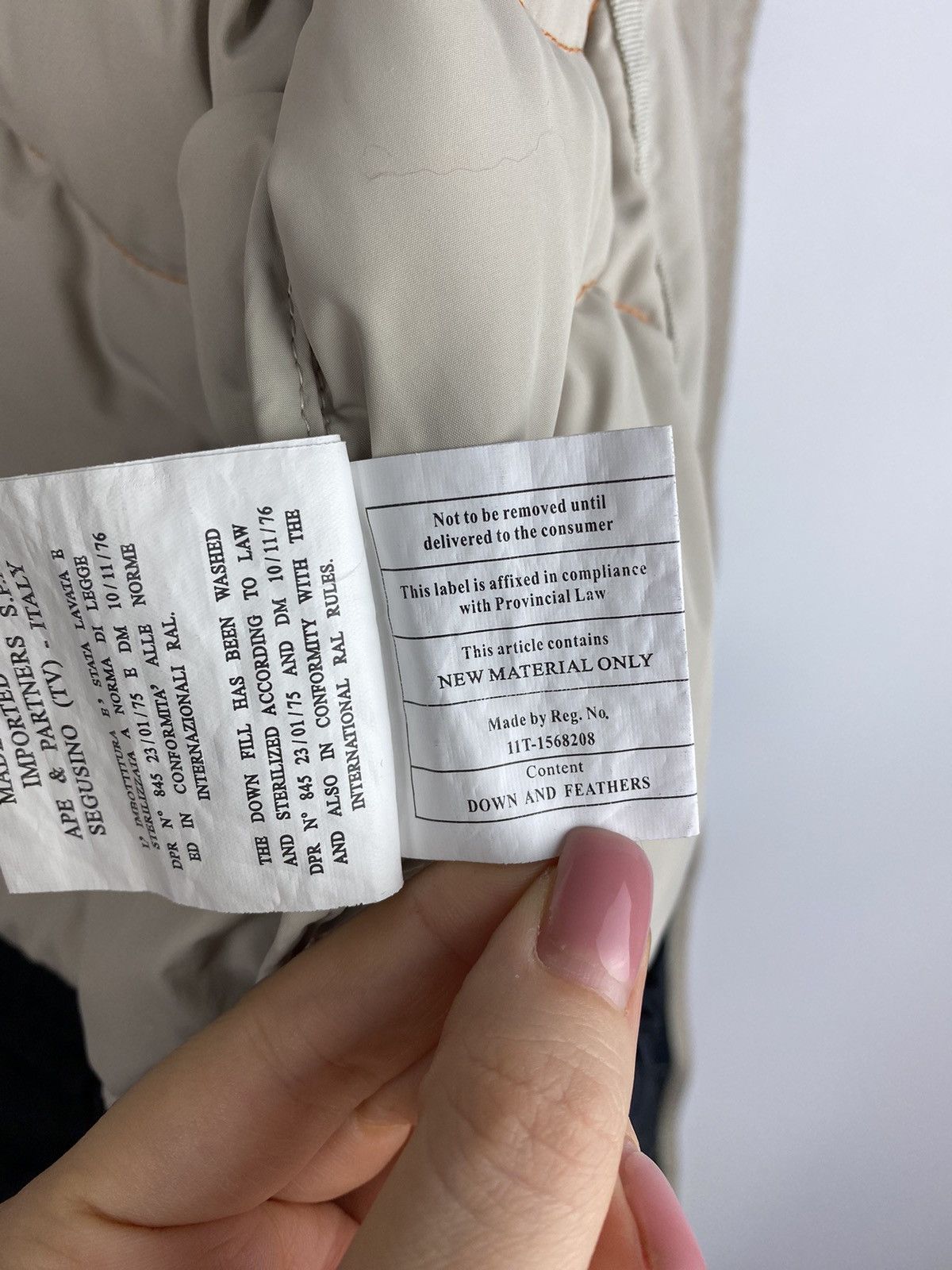 Parajumpers Parajumpers Masterpiece Series quilted down lining jacket Size US L / EU 52-54 / 3 - 23 Thumbnail