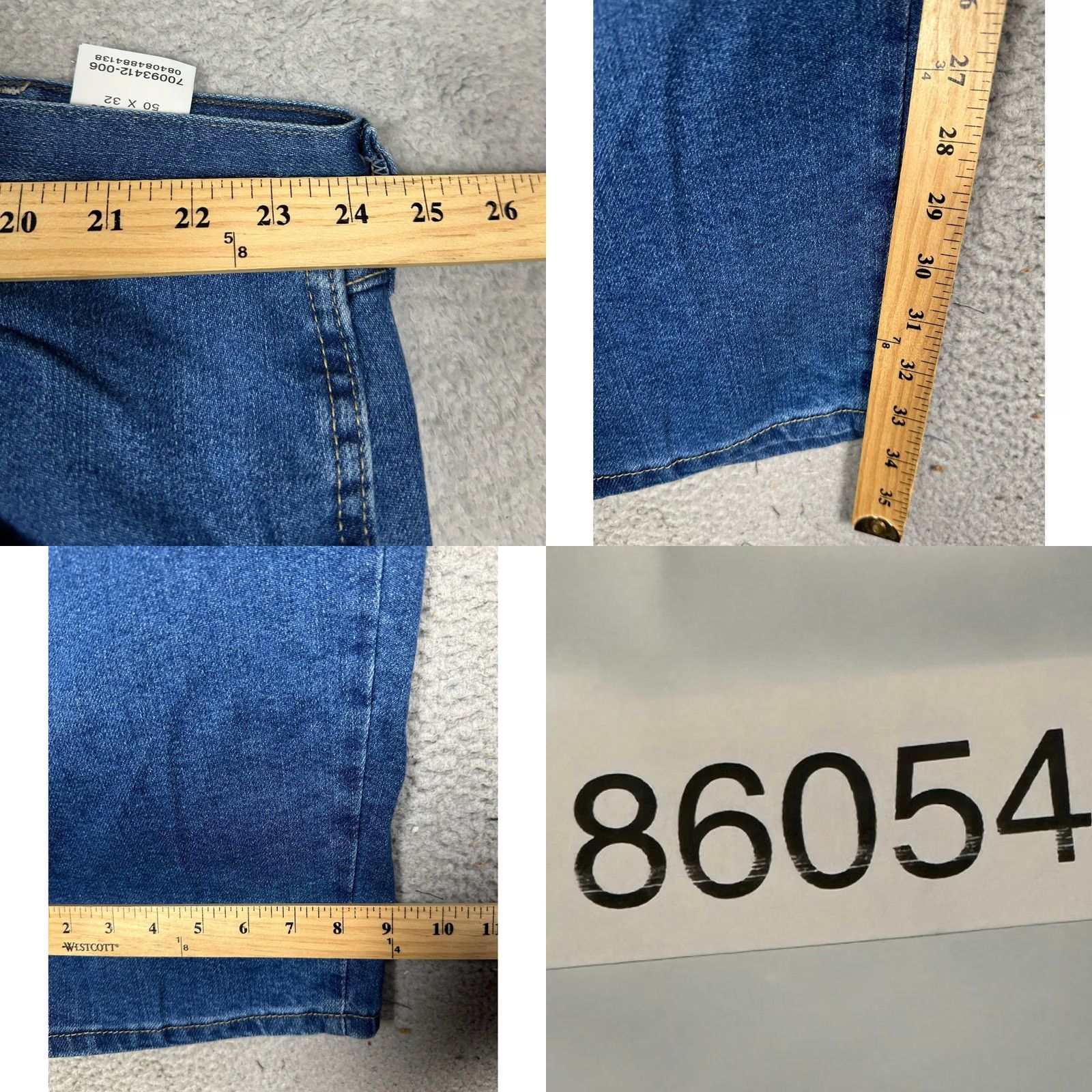 Wrangler VINTAGE- no, actually not vintage. Wrangler Jeans Mens 50x32 Blue Relaxed Fit Straight 5-Pocket Denim Casual Mens Size US 34 / EU 50 - 8 Thumbnail