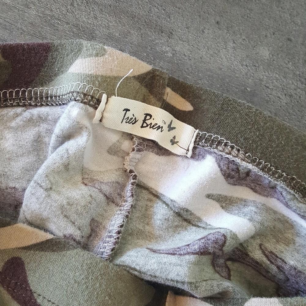Tres Bien Cream Camo Thin TB Legging Size 28" / US 6 / IT 42 - 3 Thumbnail