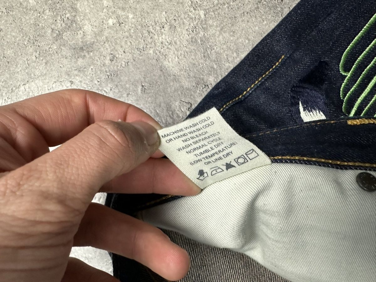 Evisu × Vintage Evisu blue navy half myde umi yama hawai vulcan Size US 36 / EU 52 - 9 Thumbnail