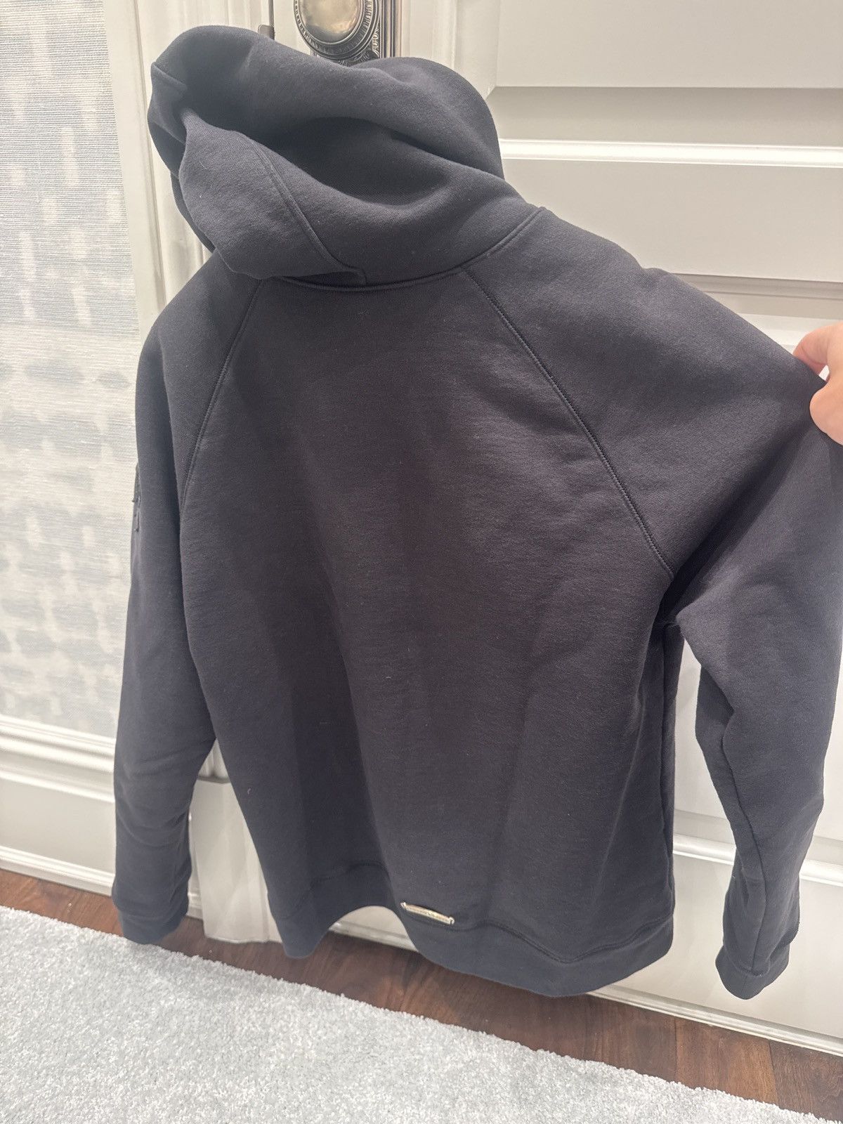 Chrome Hearts Black chrome hearts custom leather patch hoodie Size US M / EU 48-50 / 2 - 3 Thumbnail
