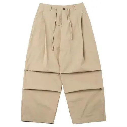 Japanese Brand 20AW Indigo Union Japan Khaki Oversized Osaka Pants Size US 32 / EU 48 - 4 Thumbnail
