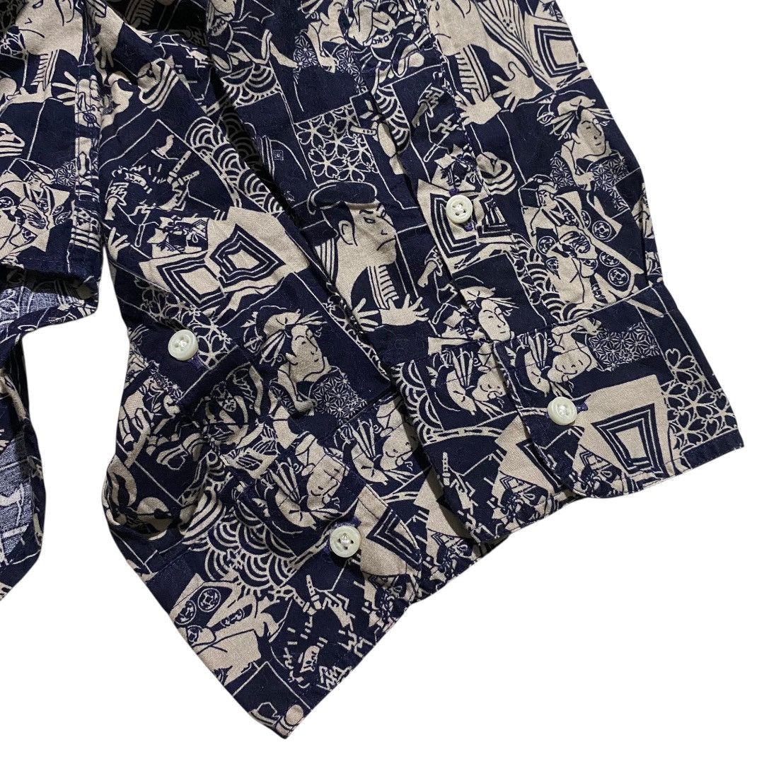 Gitman Bros. Vintage Gitmanbros vintage japan kabuki shirt Size US L / EU 52-54 / 3 - 4 Thumbnail