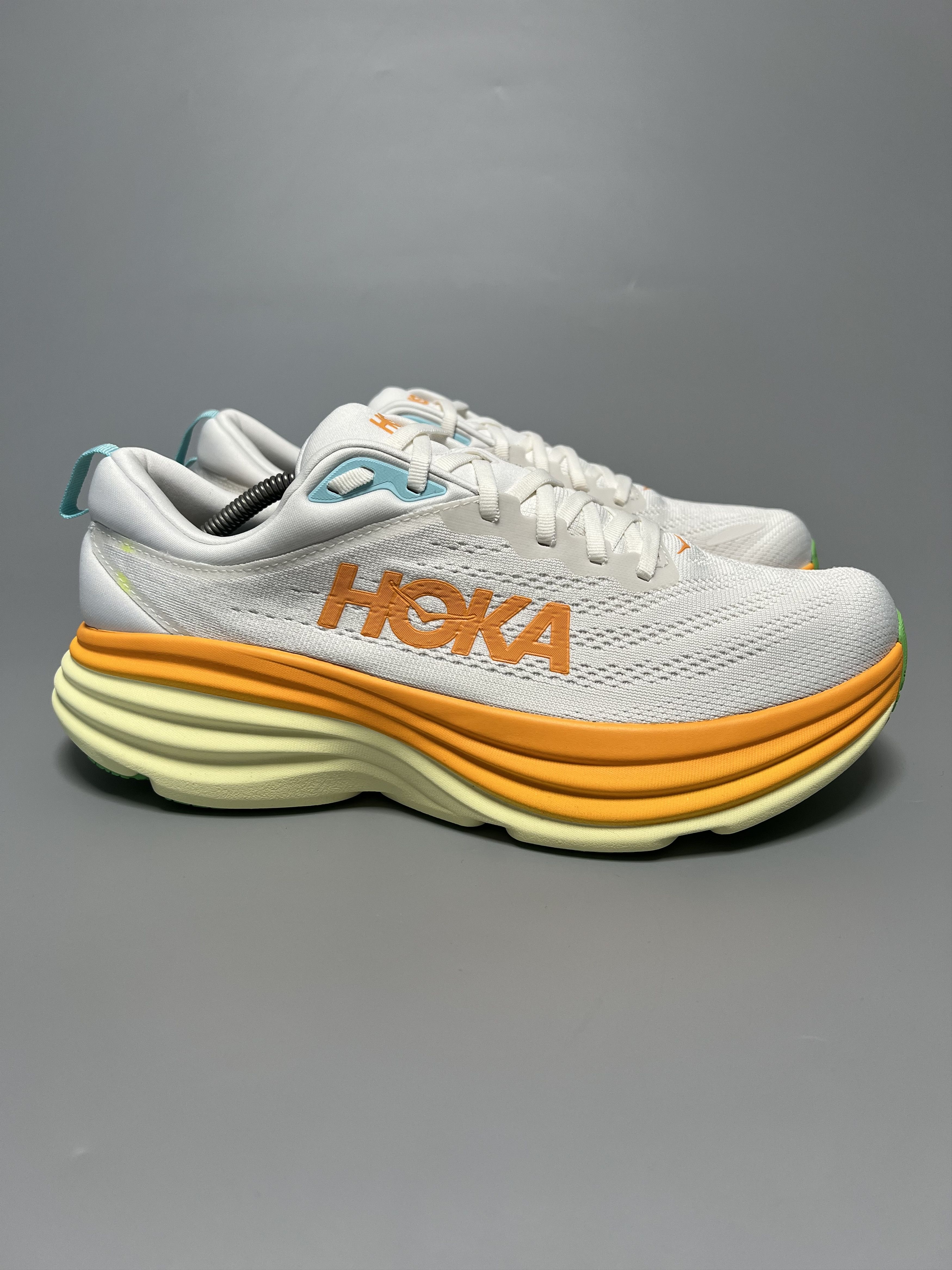 Hoka 10.5D Hoka One One Bondi 8 Men's Running Shoes Gym Walking Size US 10.5 / EU 43-44 - 2 Thumbnail