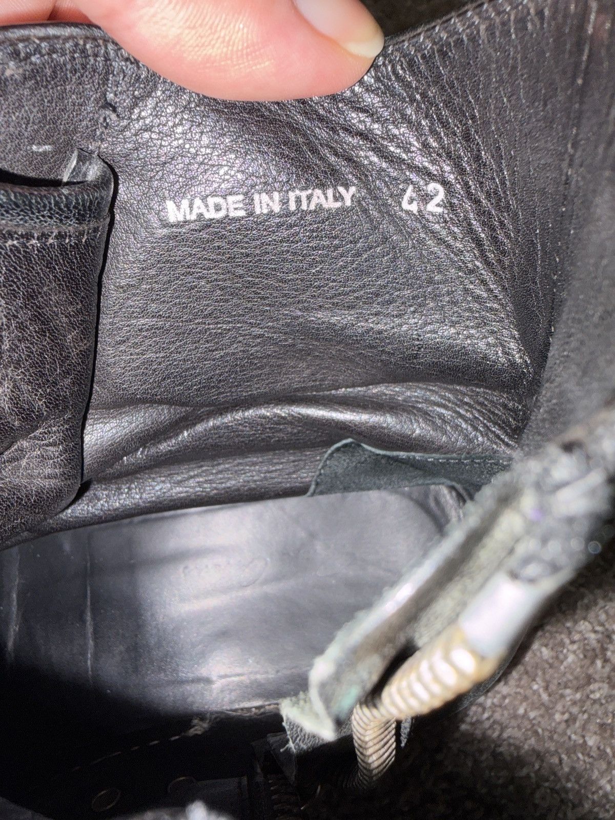 Rick Owens Rick Owens FW 2009 "Crust" Hightop Ramones Size US 9 / EU 42 - 5 Thumbnail
