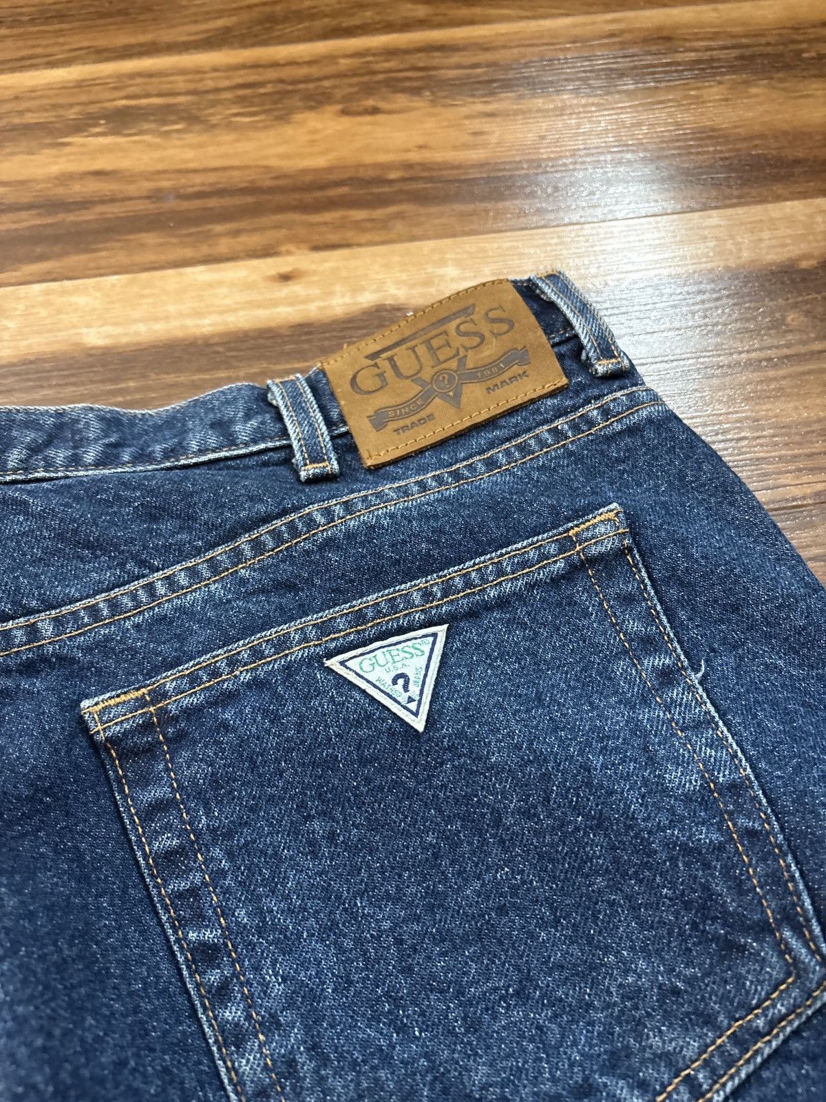 Guess Vintage Guess Classic Straight Fit Blue Jeans Size US 40 / EU 56 - 1 Thumbnail