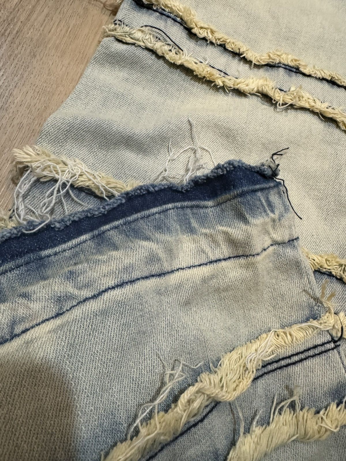 Other Stacked Ripped Blue Jeans Size US 30 / EU 46 - 3 Thumbnail