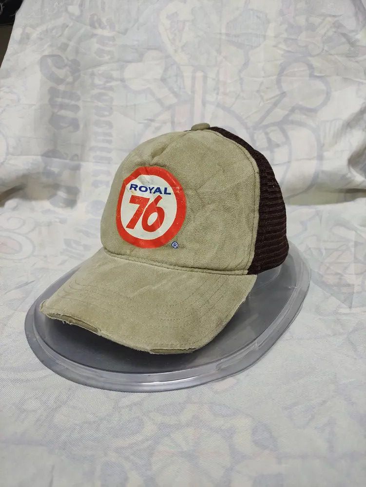 Japanese Brand 76 LUBRICANTS VINTAGE TRUCKER CAP Size ONE SIZE - 7 Thumbnail