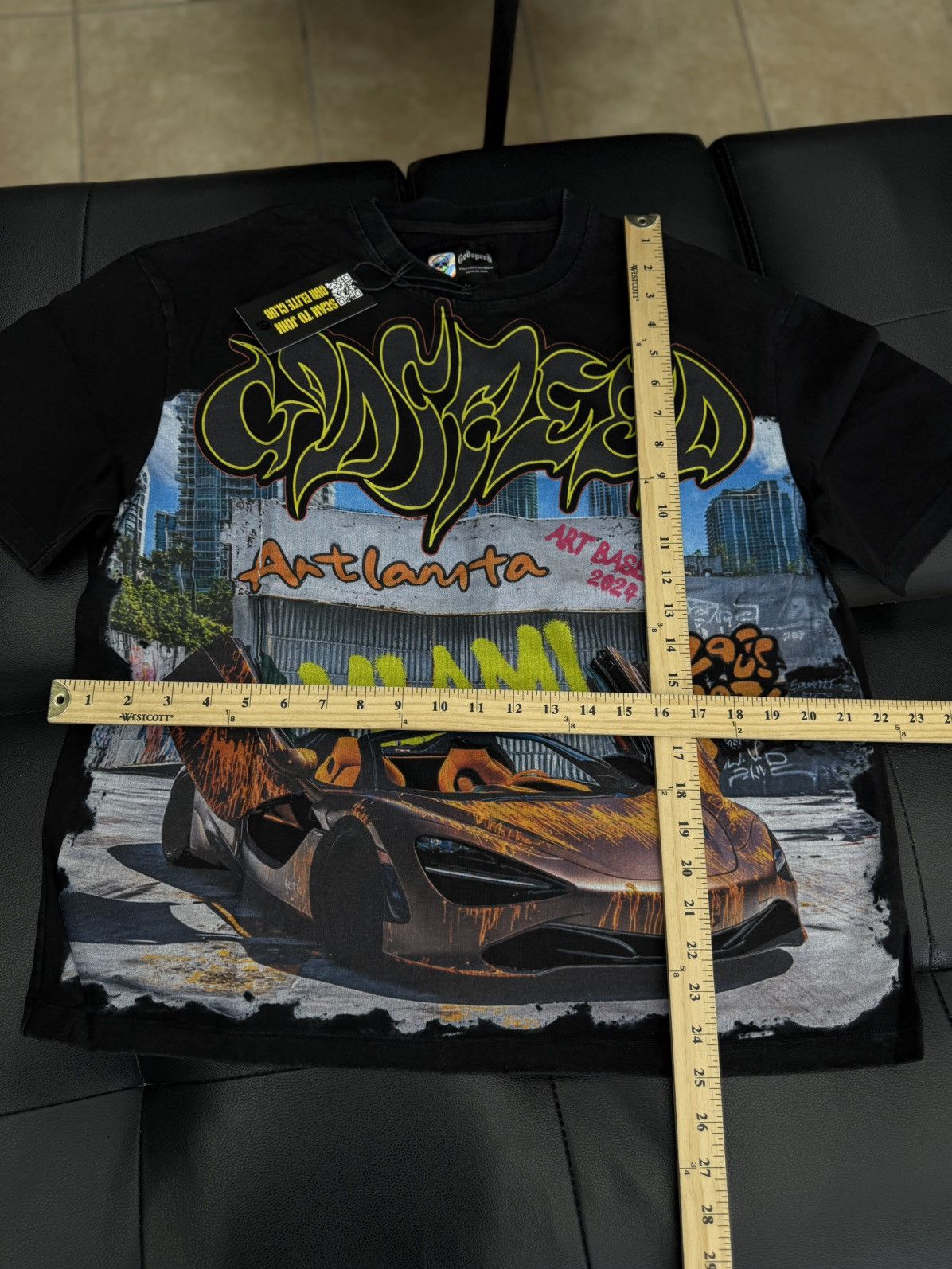 Godspeed Godspeed Miami Lambo Tee Shirt Size M (NEW) Size US M / EU 48-50 / 2 - 7 Thumbnail