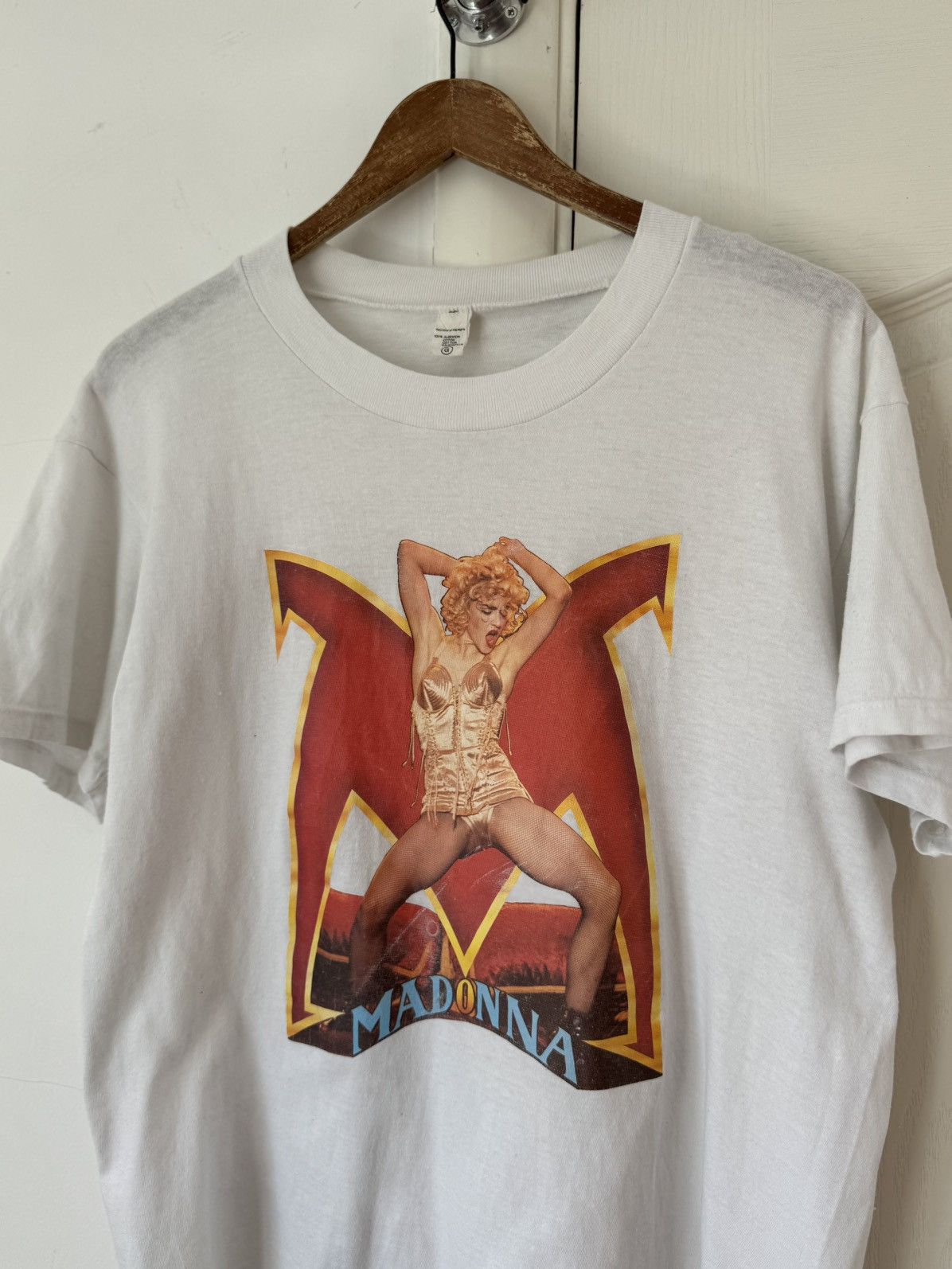 Band Tees Vintage 90s Madonna Blond Ambition T Shirt Tee Size US M / EU 48-50 / 2 - 2 Thumbnail