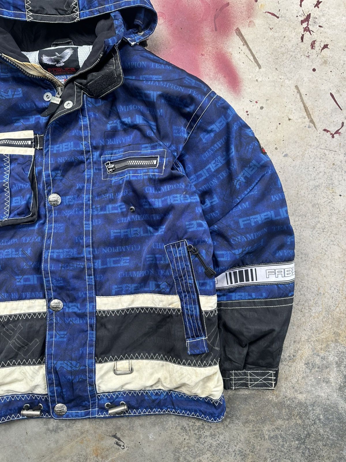 Vintage 👹Vintage Fablice Blue Ski Thinsulate Insulation Ski Jacket Size US XL / EU 56 / 4 - 6 Thumbnail