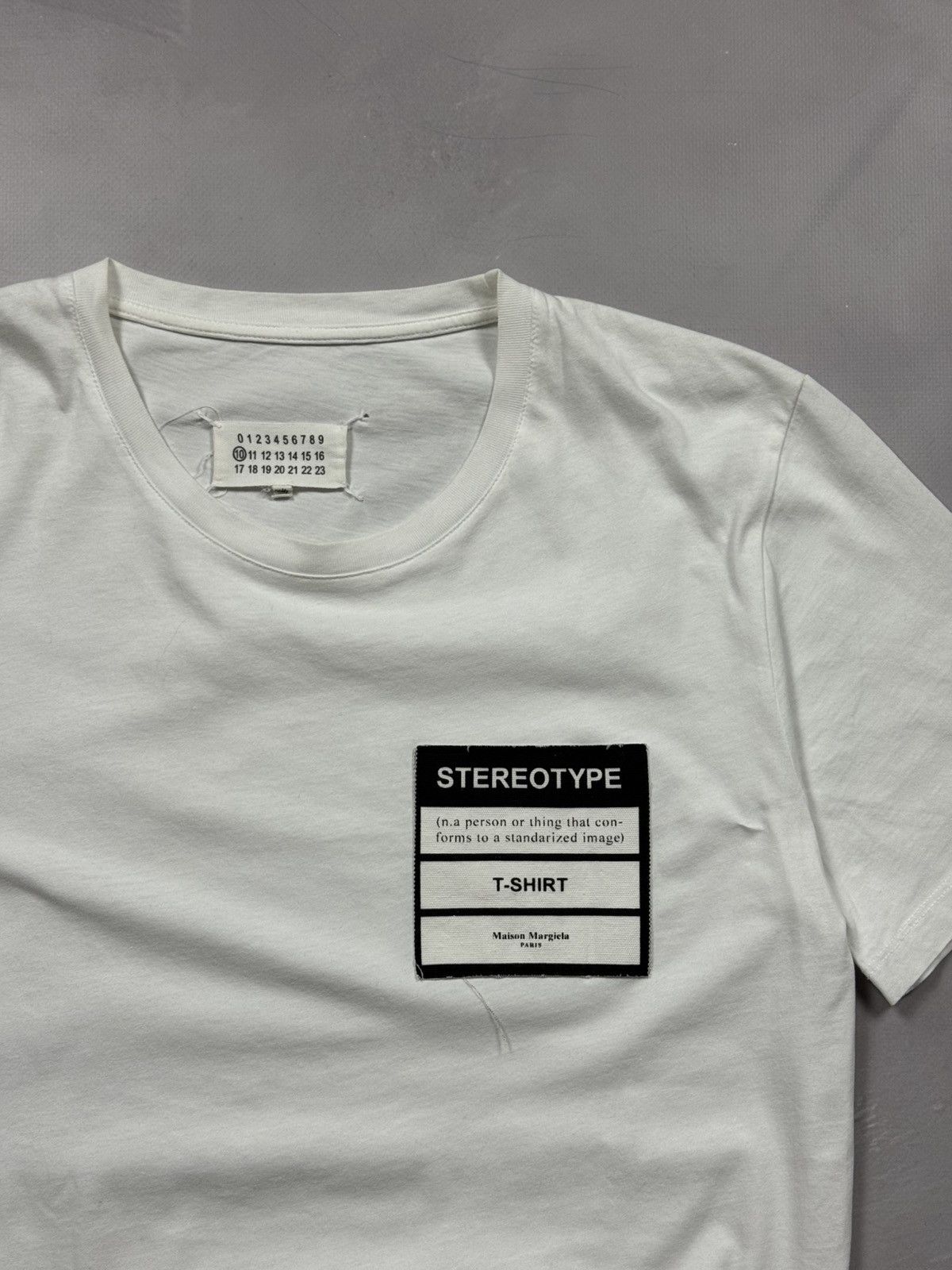 Maison Margiela Maison Margiela Stereotype Patch Tee(White/M) Size US M / EU 48-50 / 2 - 2 Thumbnail
