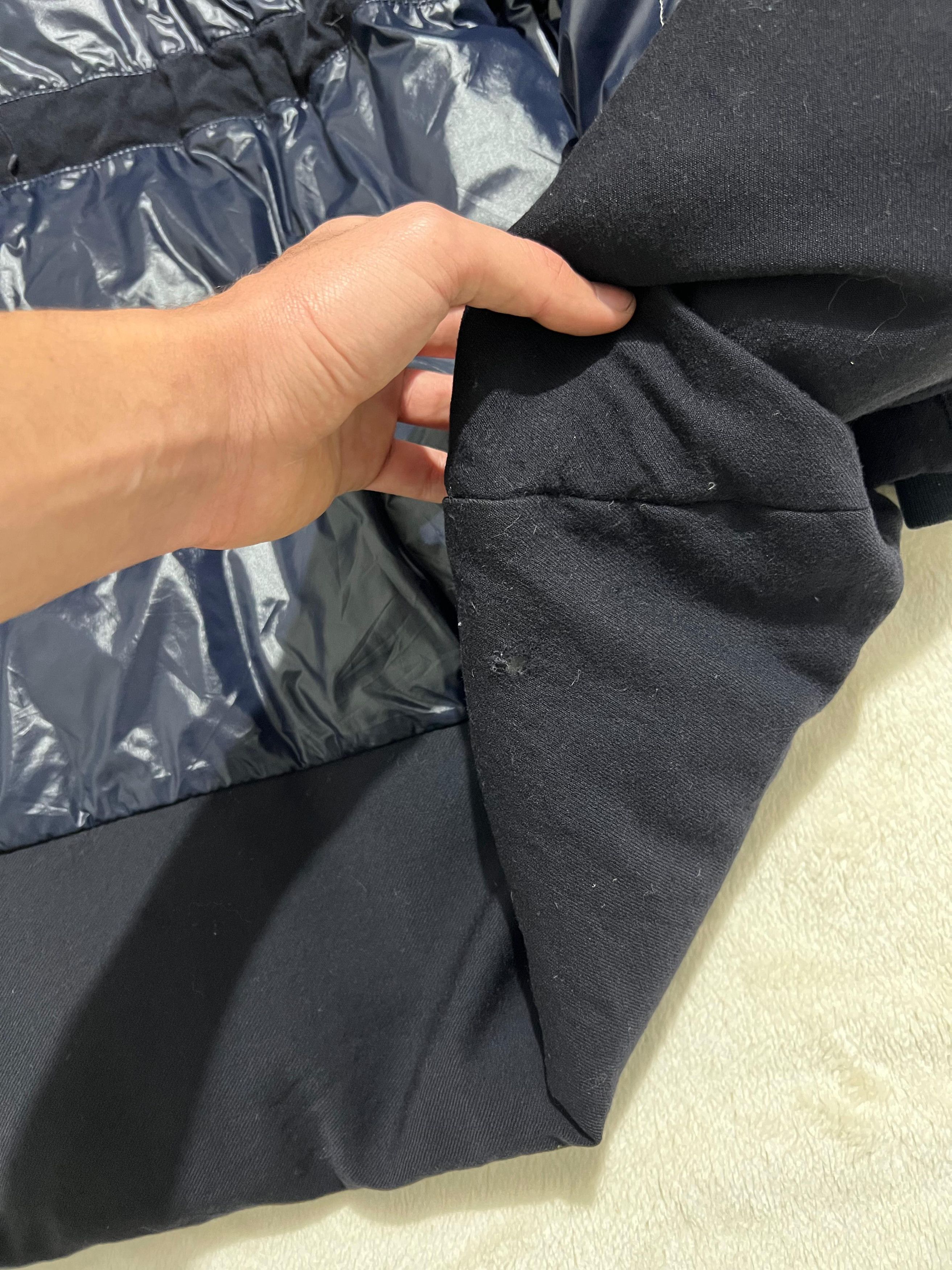 Moncler Moncler Long Wool Parka Navy Size US XL / EU 56 / 4 - 20 Thumbnail