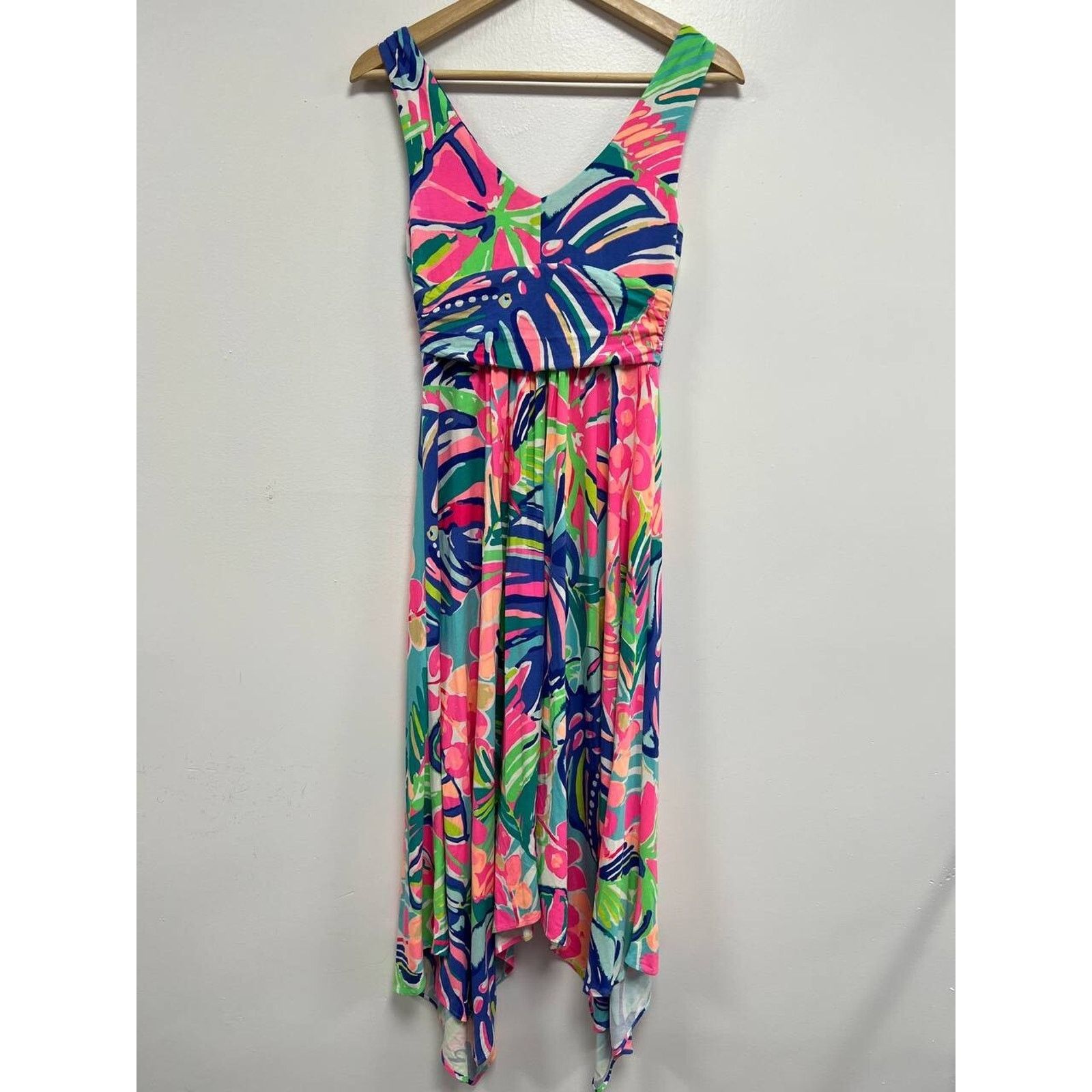 Lilly Pulitzer Lilly Pulitzer Sloan Midi Dress Sleeveless Length XS A000150 Size XS / US 0-2 / IT 36-38 - 4 Thumbnail