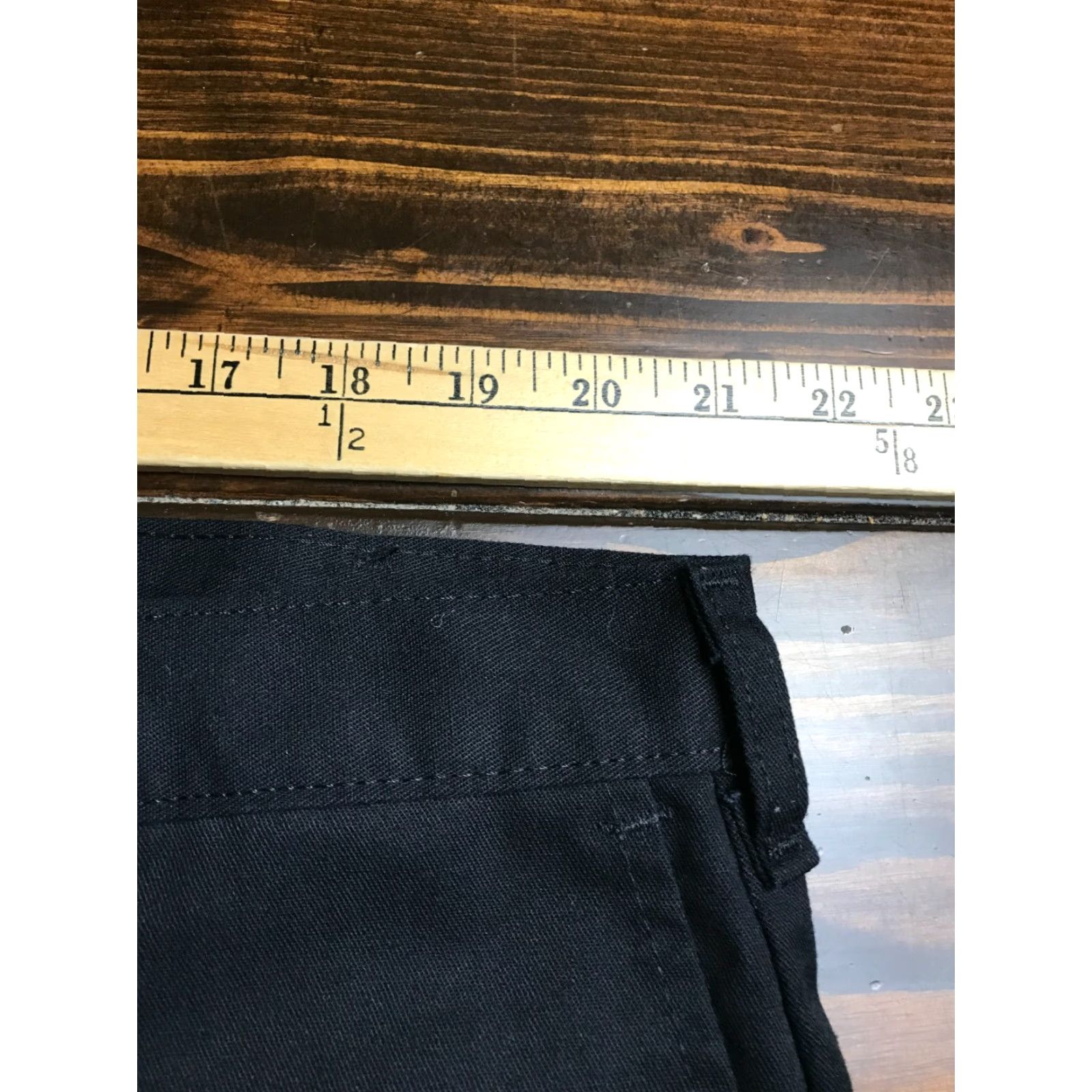 Dickies Dickies Pants, Men's Size 42x30, Black, Work Pants, Straight Leg, Dress Pants, Regular Fit, Flat Front, Polyester, 30 Inseam, 42, Mens Size US 42 / EU 58 - 4 Thumbnail