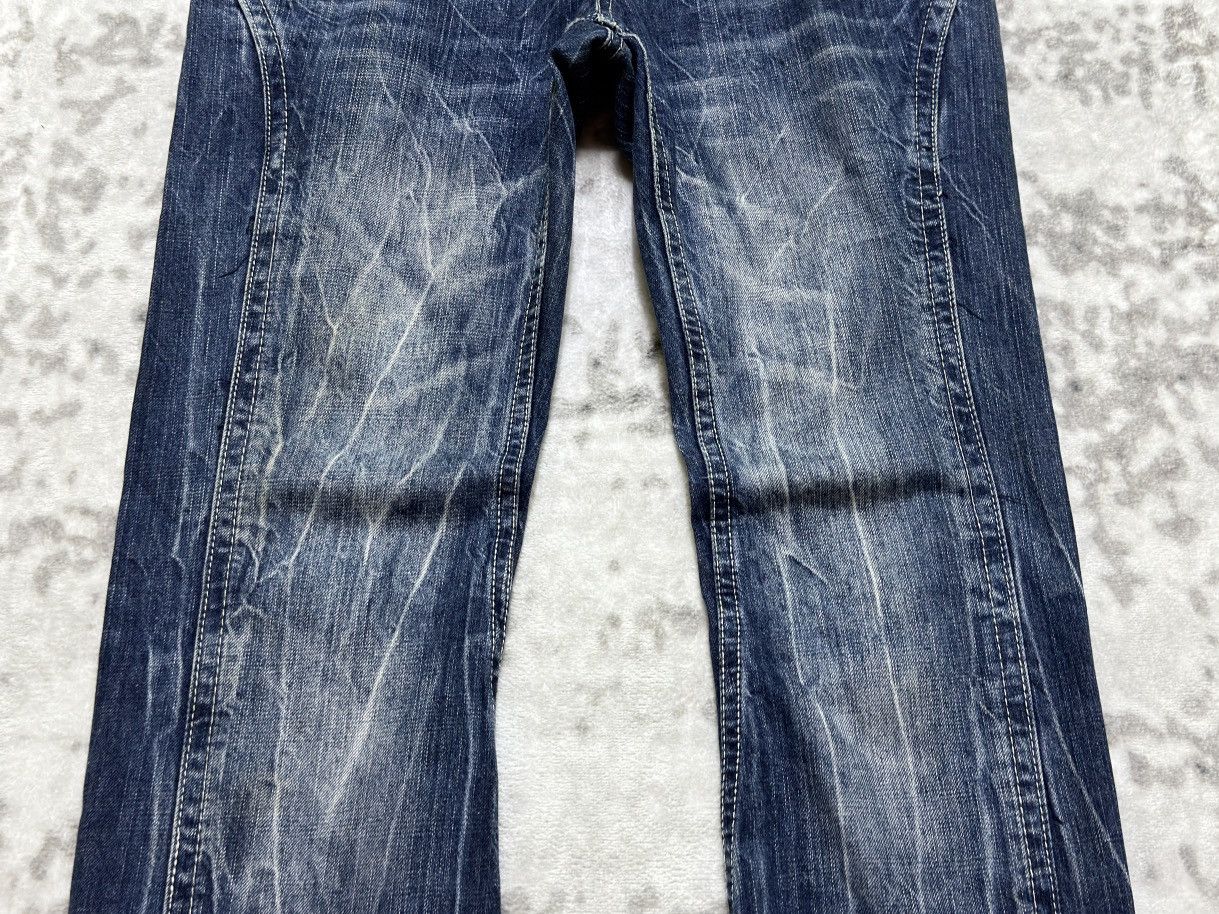 Hysteric Glamour Semantic Design Flare Y2K Punk Distressed Denim Studded Size US 32 / EU 48 - 6 Thumbnail