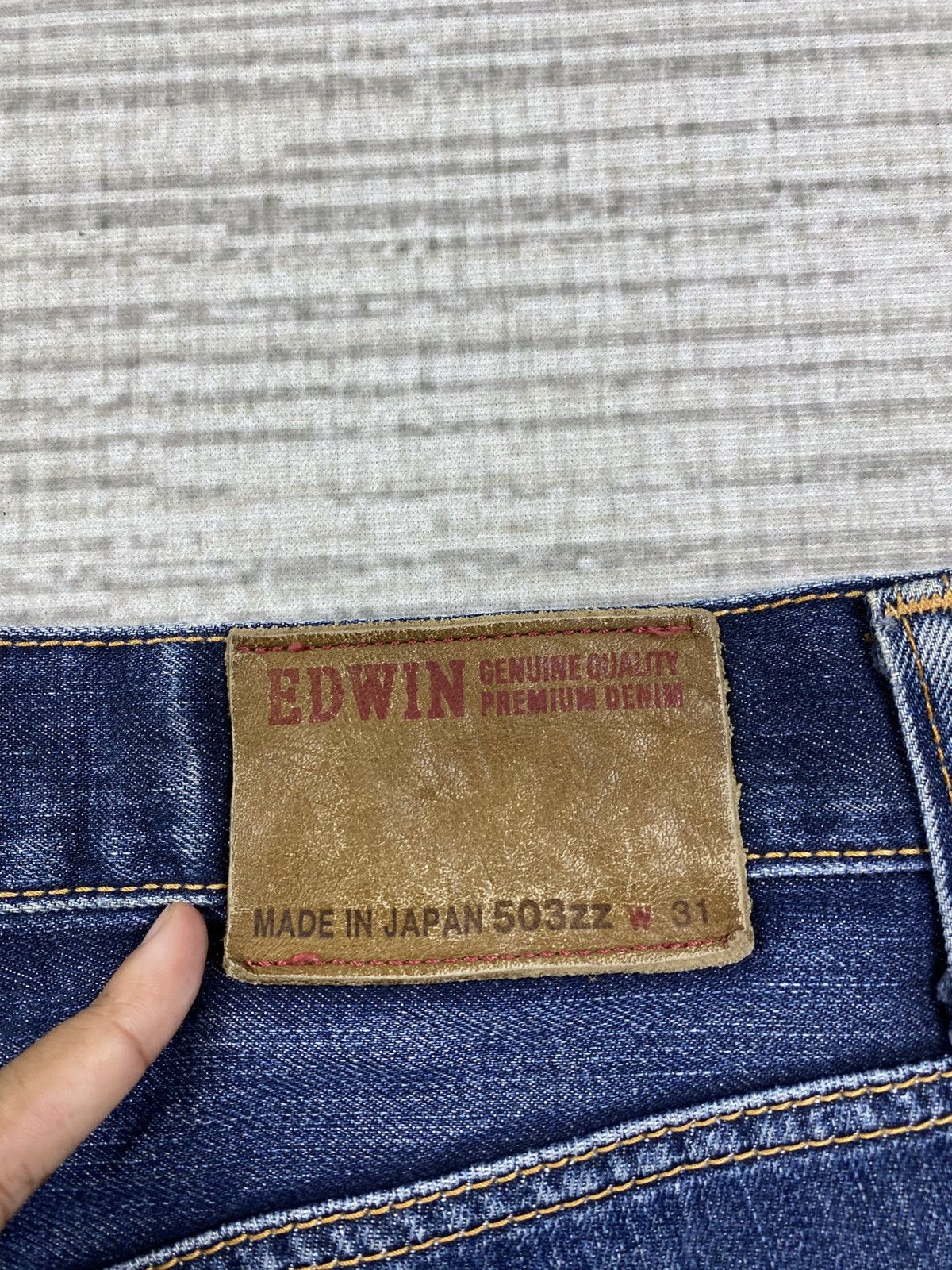 Edwin Vintage Edwin 503 Japan Premium Denim Jeans Size US 32 / EU 48 - 15 Thumbnail