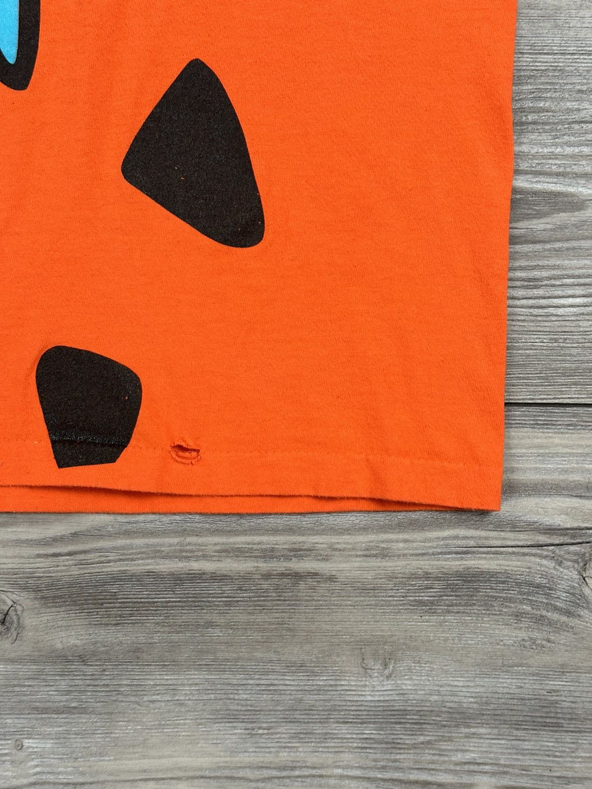 Anvil × Vintage Vintage Flintstones Fred Tie T Shirt Size US L / EU 52-54 / 3 - 5 Thumbnail