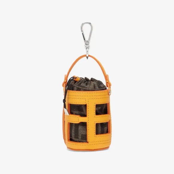 Fendi o1loc1c0824 Size: OS / Bucket Bag Charm in Orange Size ONE SIZE - 1 Preview