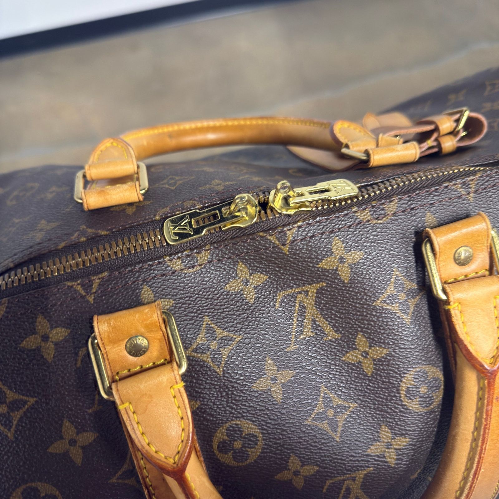 Louis Vuitton Louis Vuitton Monogram Keepall 55 M41424 Brown Size ONE SIZE - 6 Thumbnail