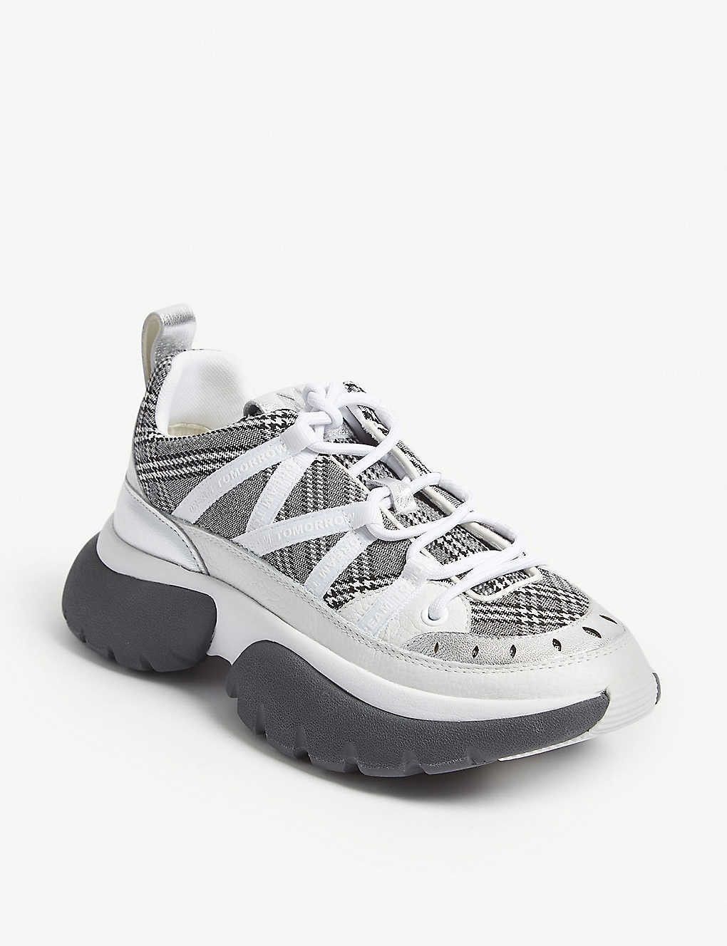 Maje MAJE leather and textile sneakers Size US 11 / IT 41 - 1 Thumbnail