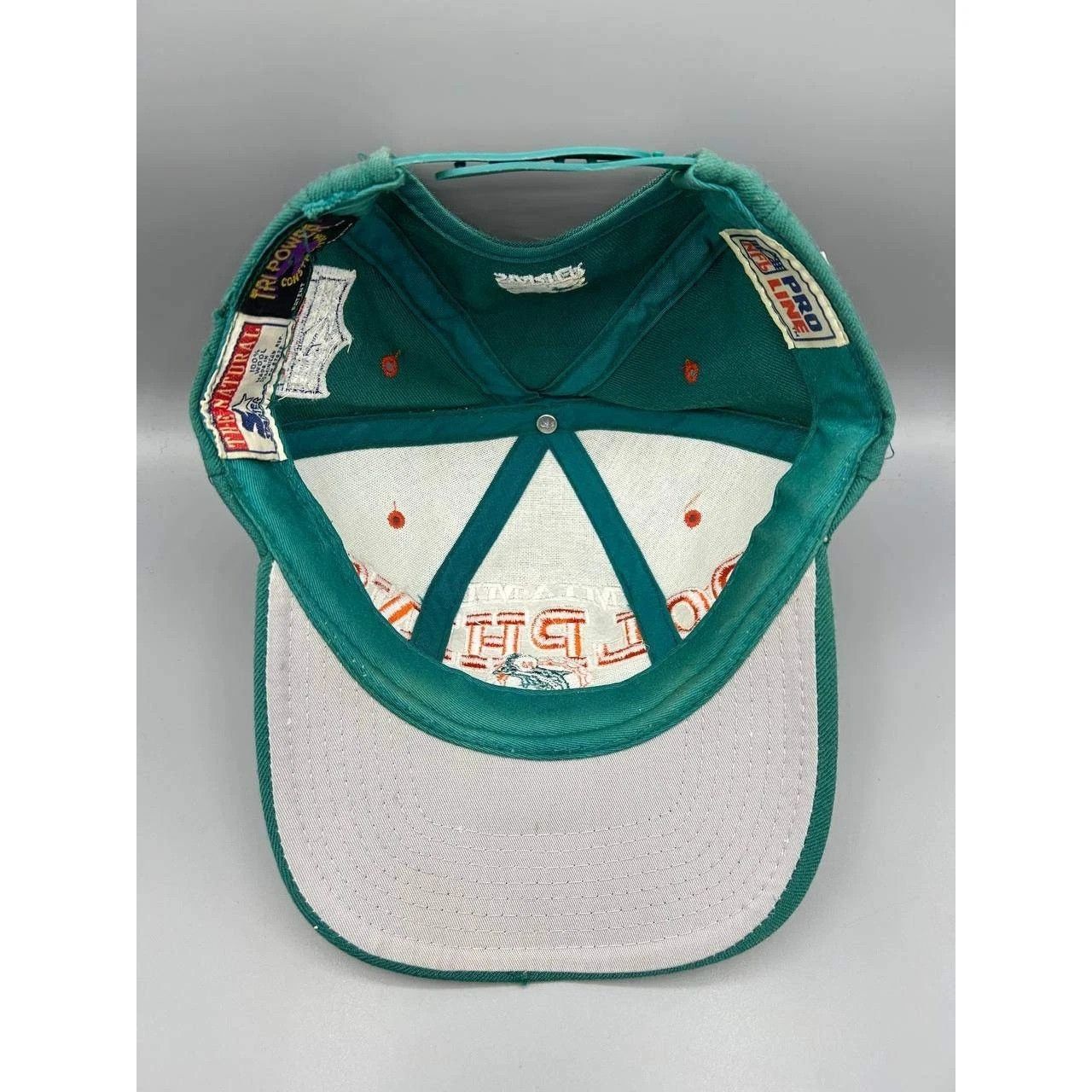 Starter Vintage Miami Dolphins Hat Men Blue NFL Tri Power Snap Back Size ONE SIZE - 2 Thumbnail