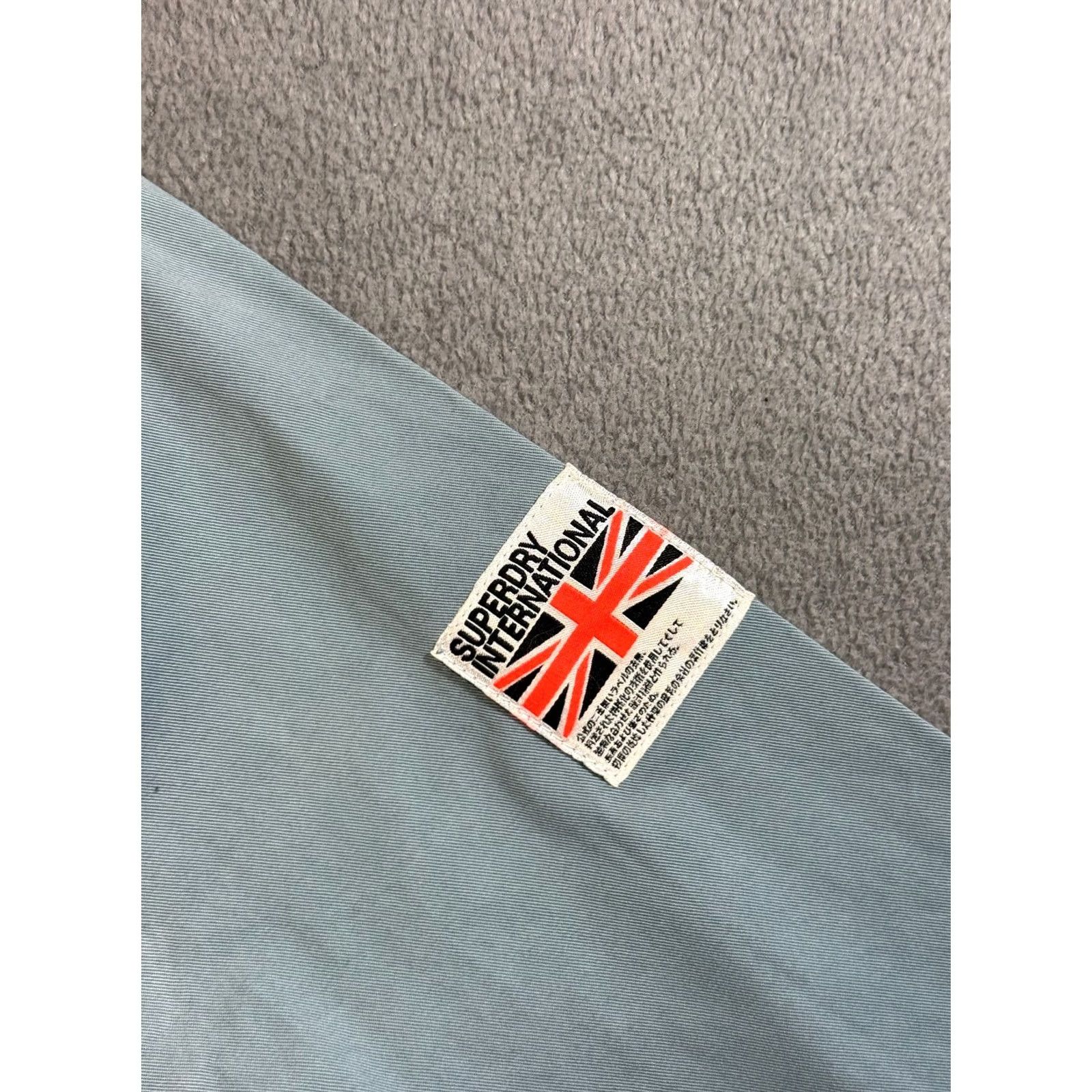 Superdry Superdry Army Shirt Mens Long Sleeve Button-Up twill Cotton Blue/Gray Size L Regular Vintage No Size US L / EU 52-54 / 3 - 7 Thumbnail