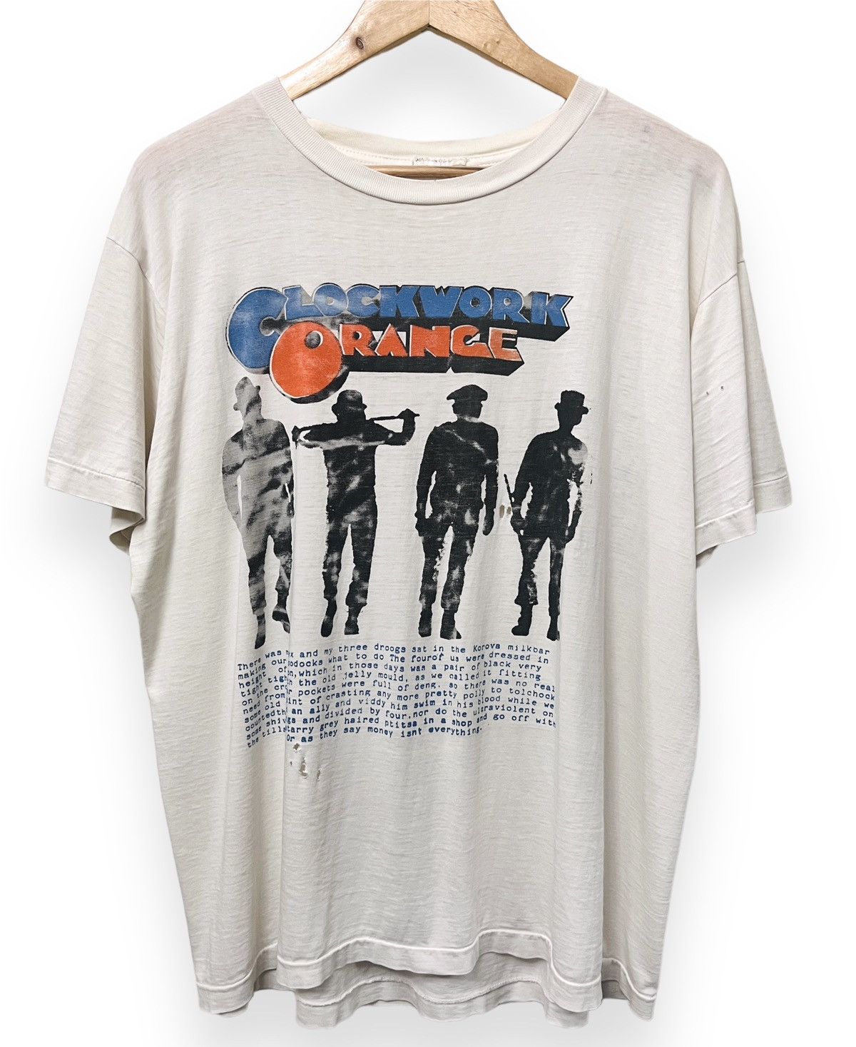 Vintage Original 70s/80s Clockwork Orange Movie Promo Shirt